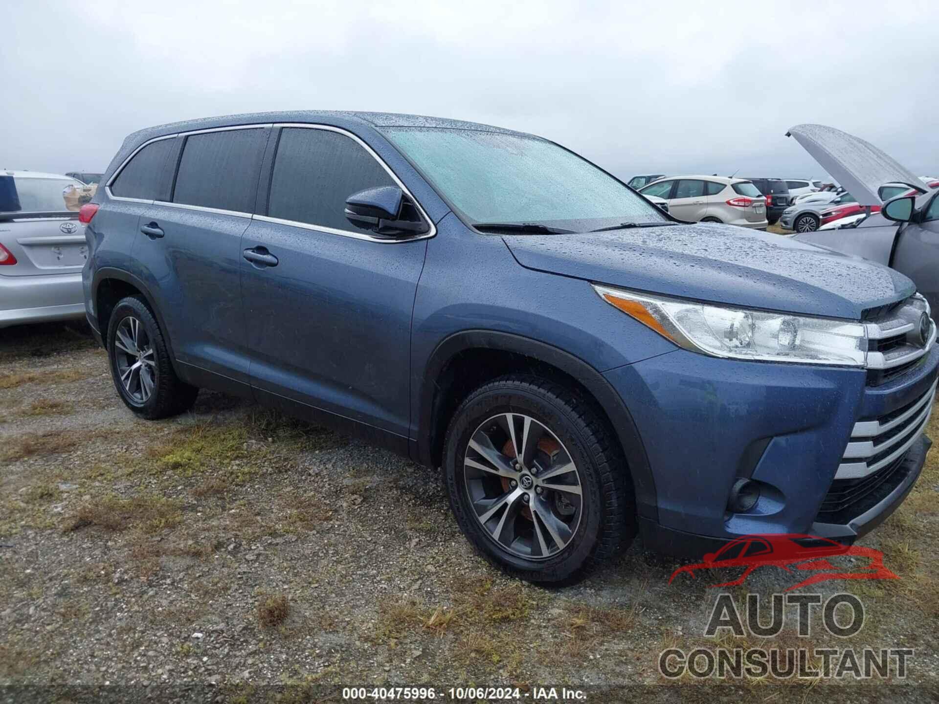 TOYOTA HIGHLANDER 2019 - 5TDZZRFH3KS351208