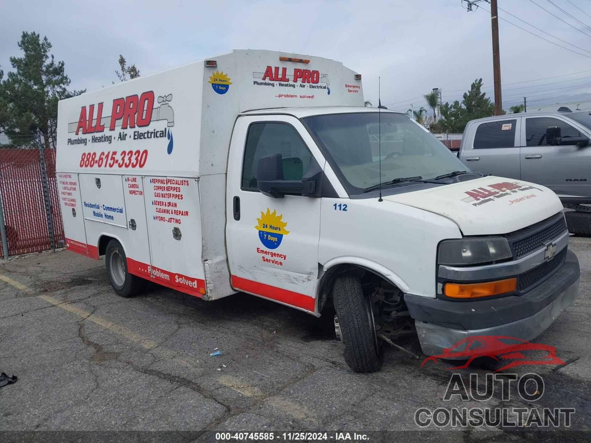 CHEVROLET EXPRESS CUTAWAY 2015 - 1GB3G2CG8F1144903