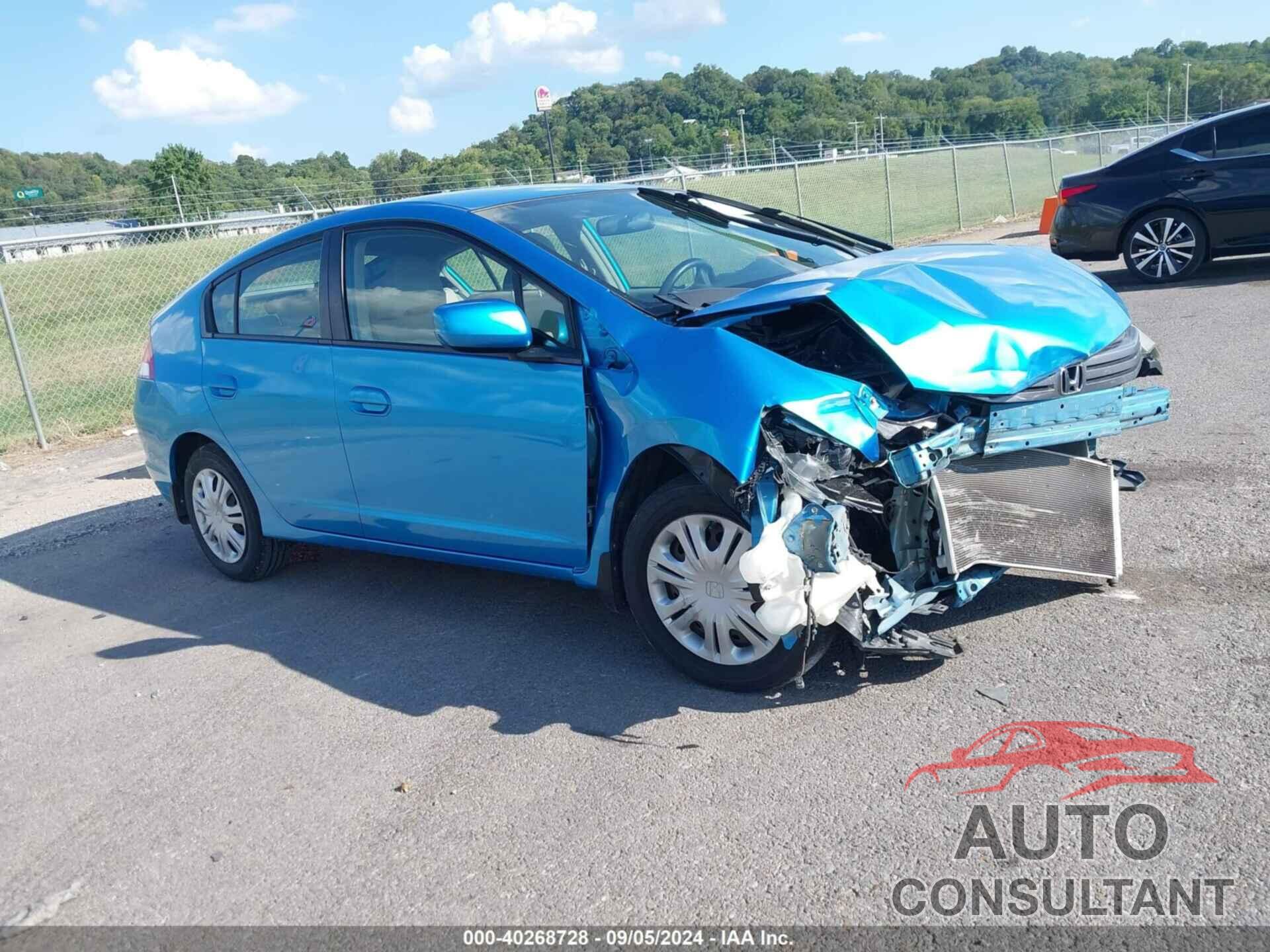 HONDA INSIGHT 2011 - JHMZE2H39BS001365