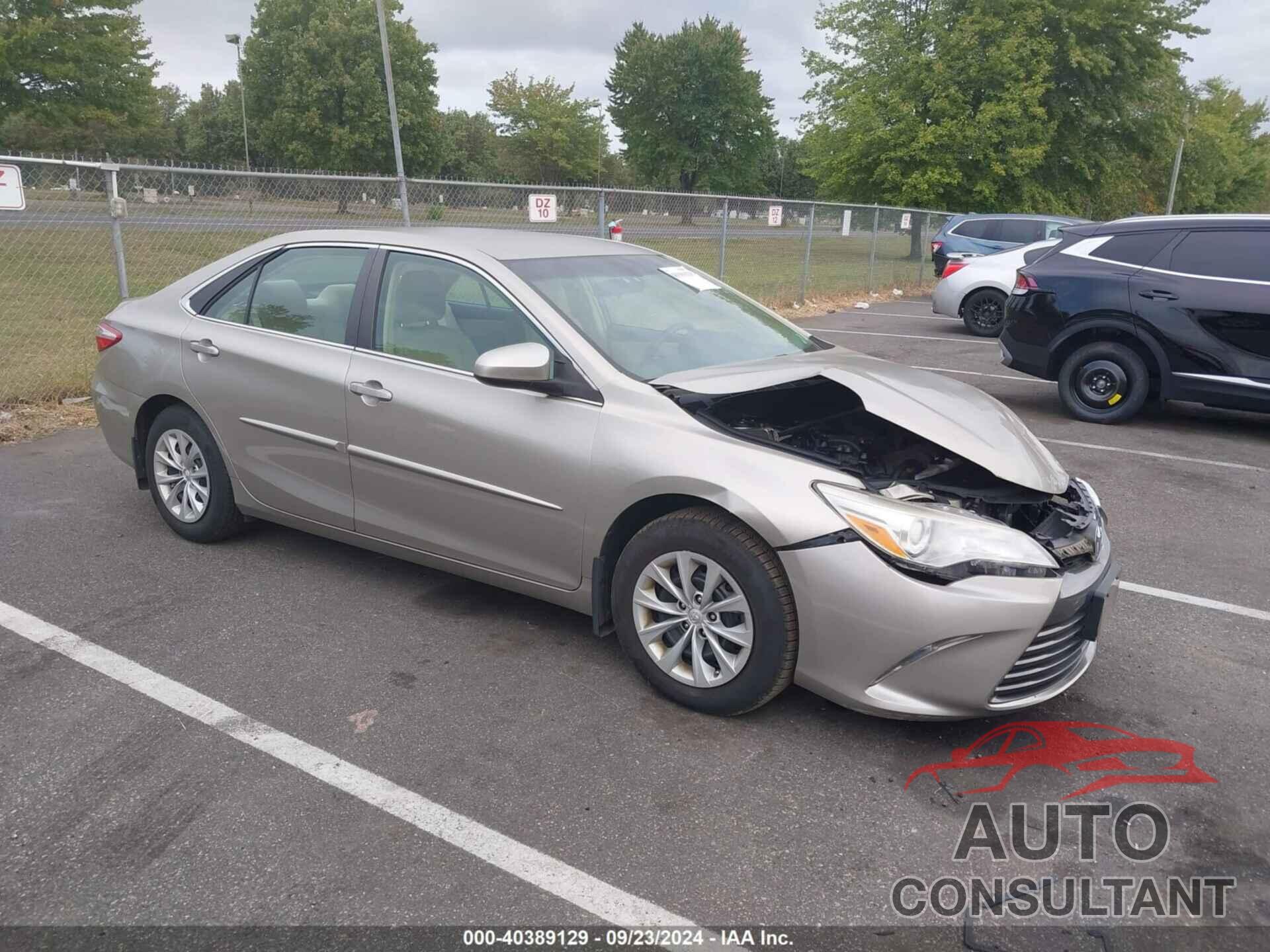 TOYOTA CAMRY 2016 - 4T4BF1FK2GR562329