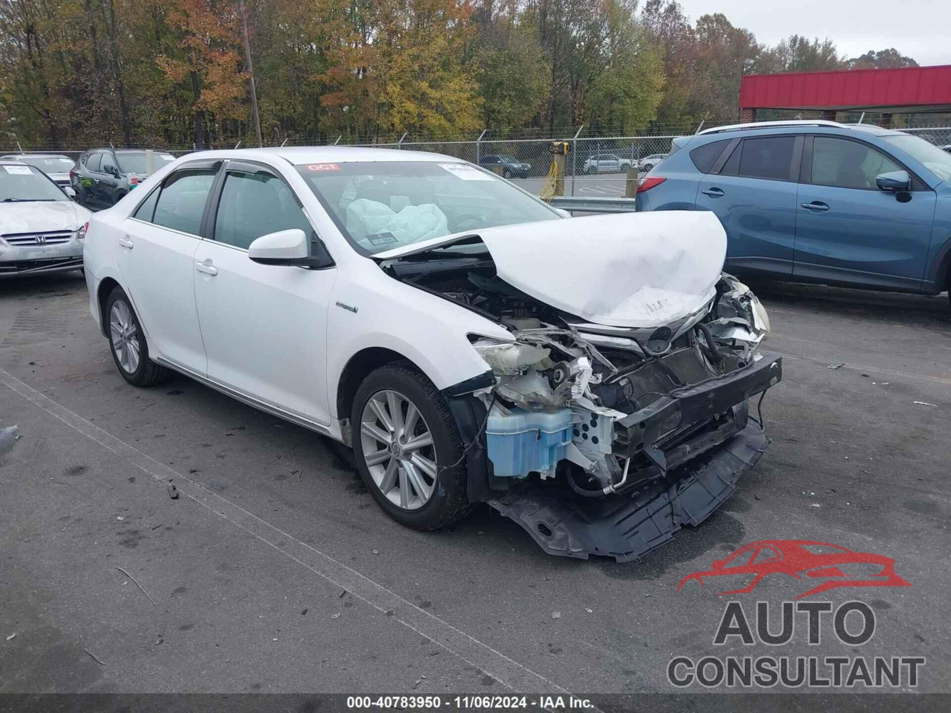 TOYOTA CAMRY HYBRID 2013 - 4T1BD1FK9DU088150