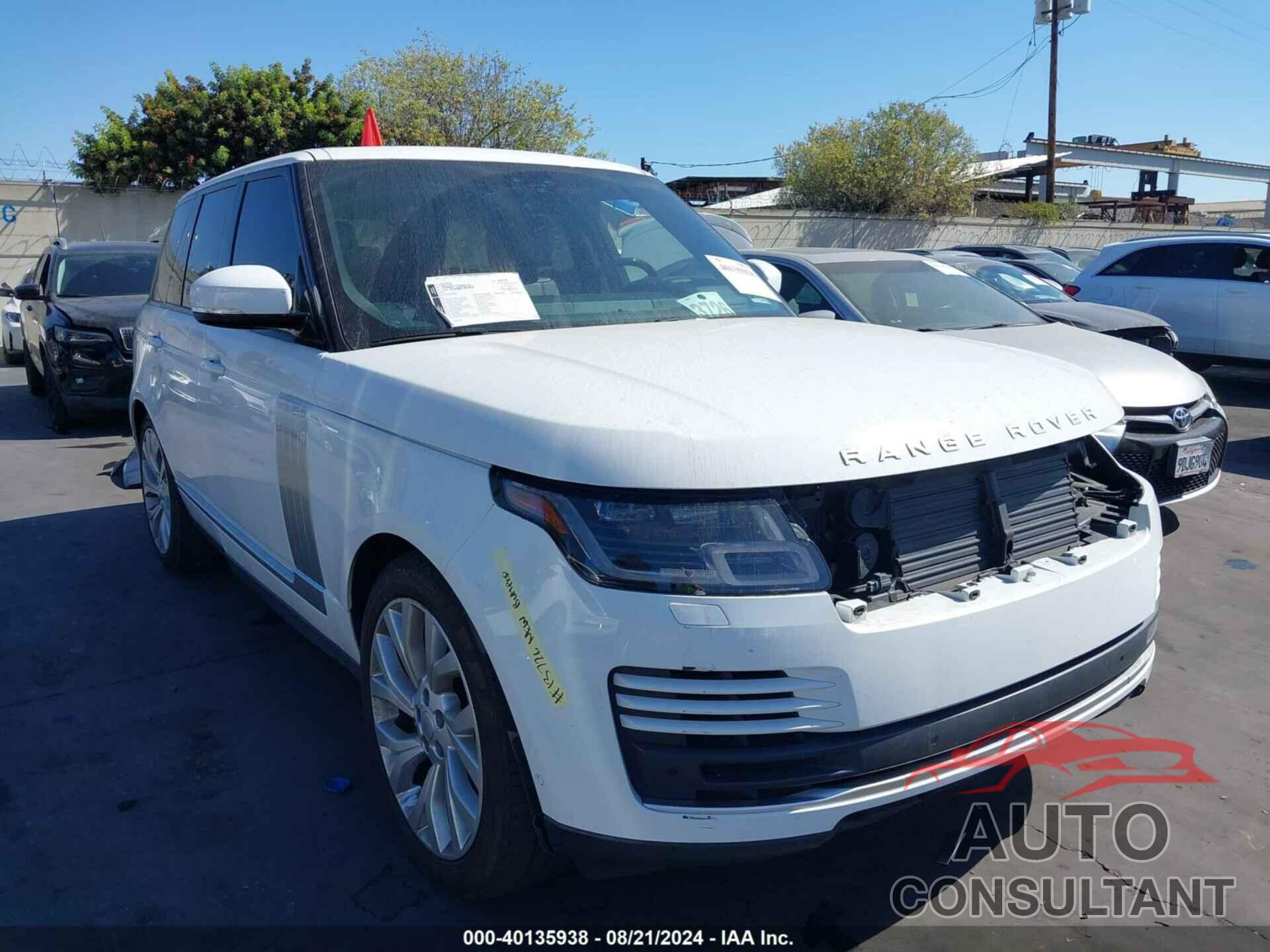 LAND ROVER RANGE ROVER 2021 - SALGS2RU8MA434282