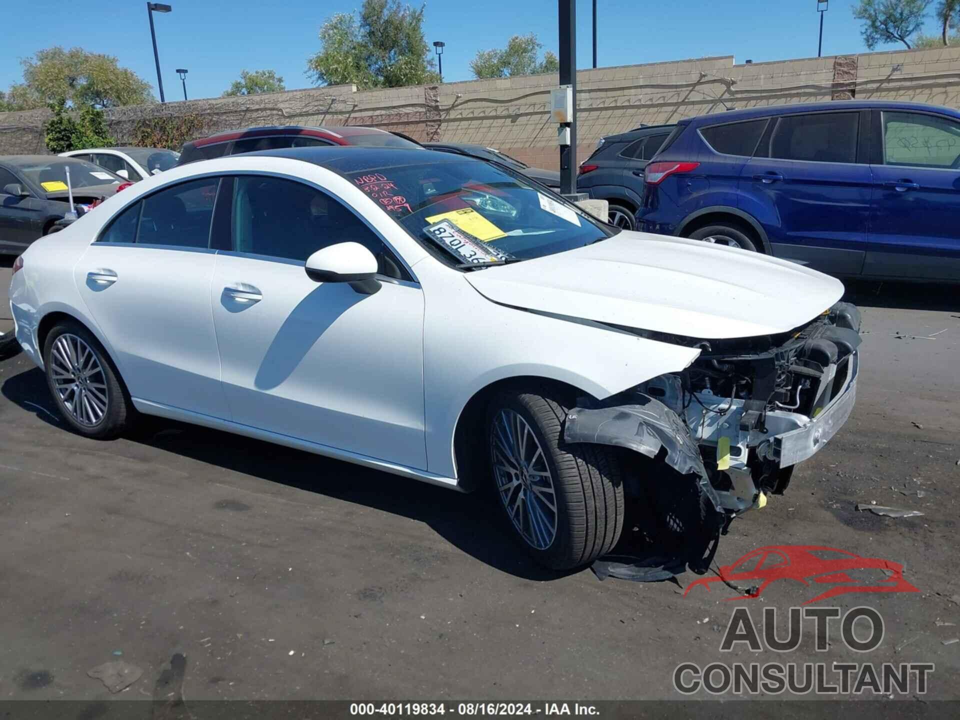 MERCEDES-BENZ CLA 250 COUPE 2022 - W1K5J4GB9NN270667