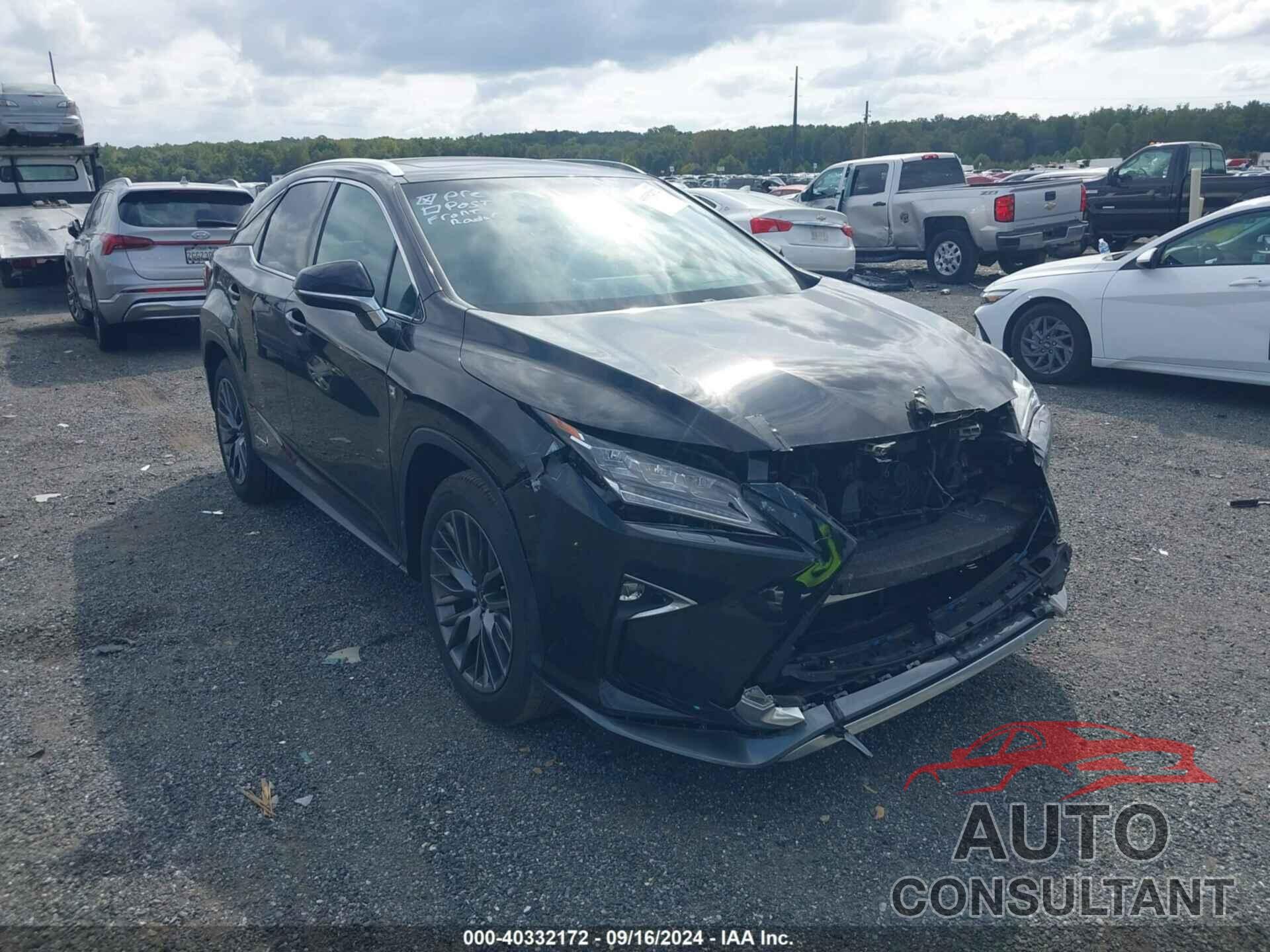 LEXUS RX 450H 2018 - 2T2BGMCAXJC026236