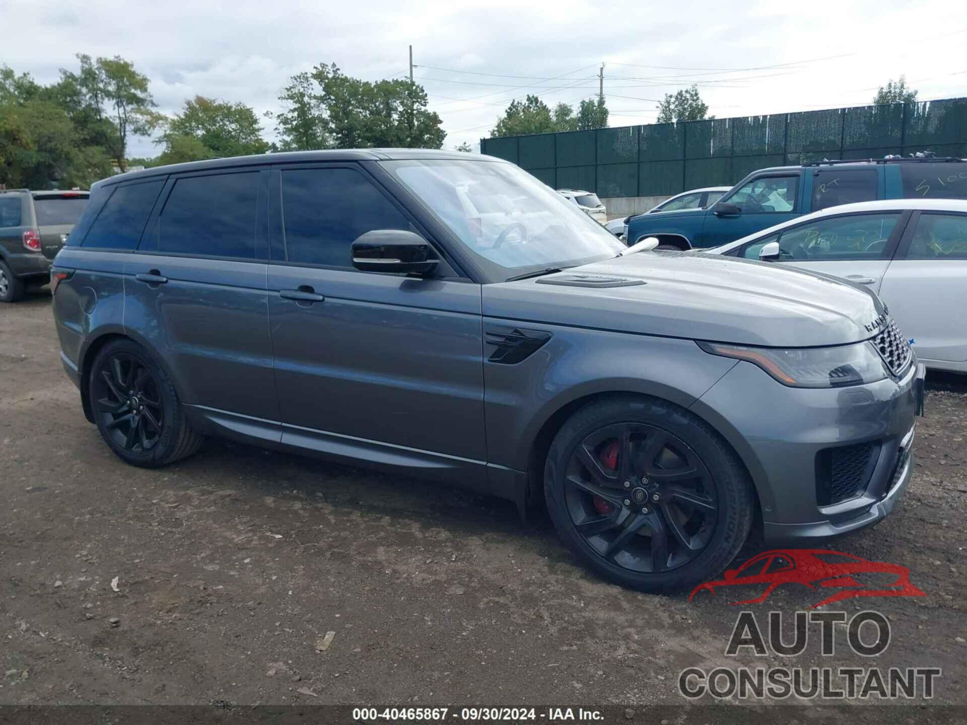 LAND ROVER RANGE ROVER SPORT 2019 - SALWV2SV1KA423627