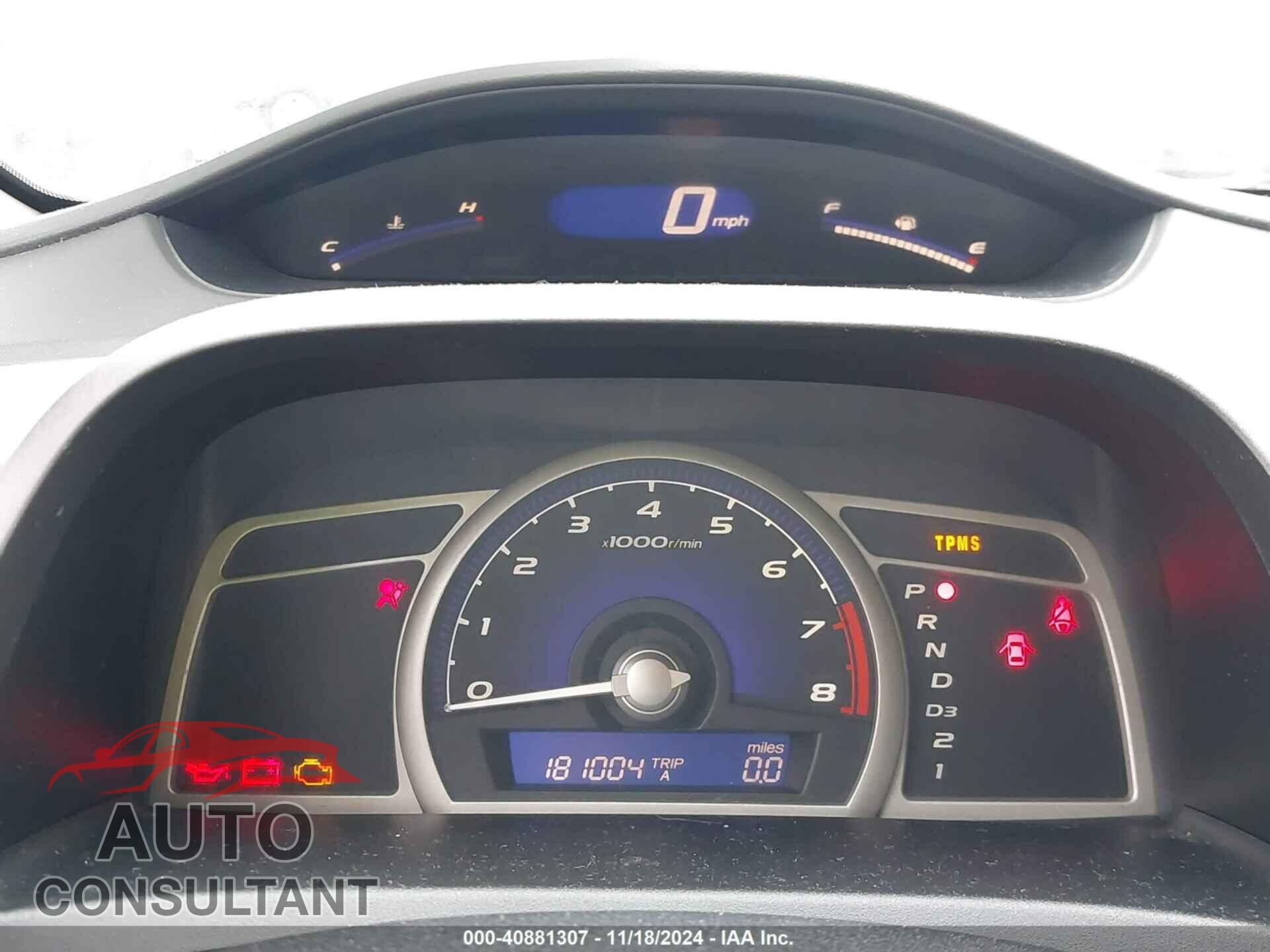HONDA CIVIC 2010 - 19XFA1F5XAE040479
