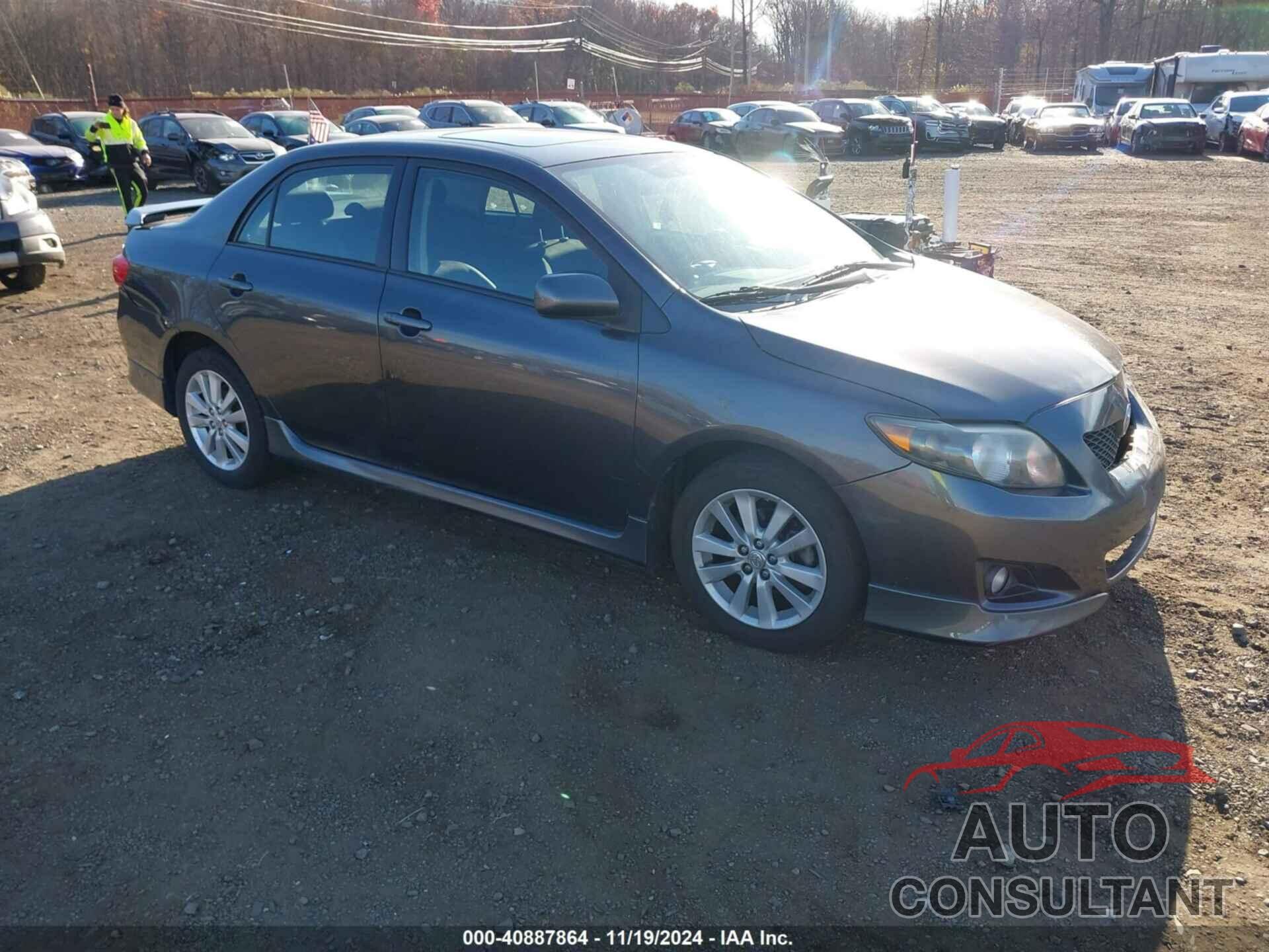 TOYOTA COROLLA 2009 - 1NXBU40EX9Z105405