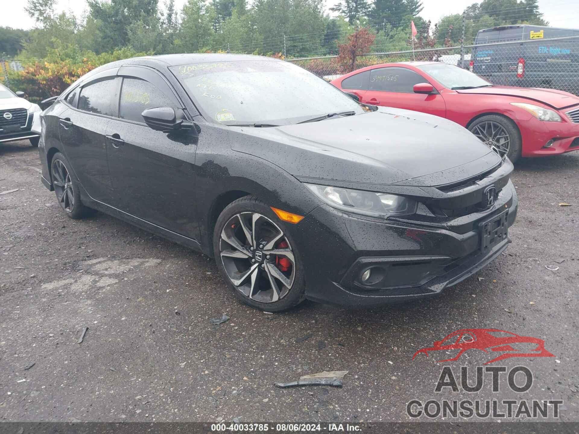 HONDA CIVIC 2019 - 2HGFC2F89KH532194