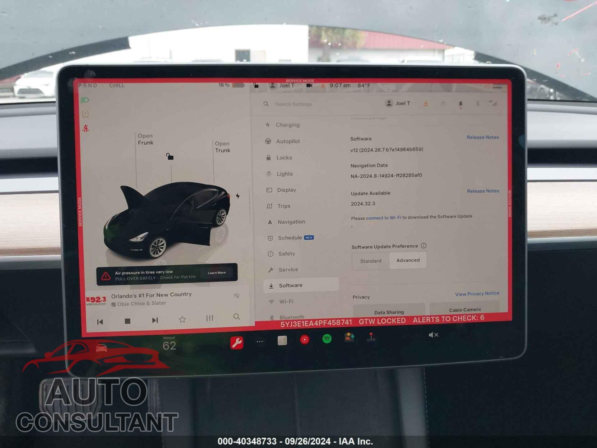 TESLA MODEL 3 2023 - 5YJ3E1EA4PF458741