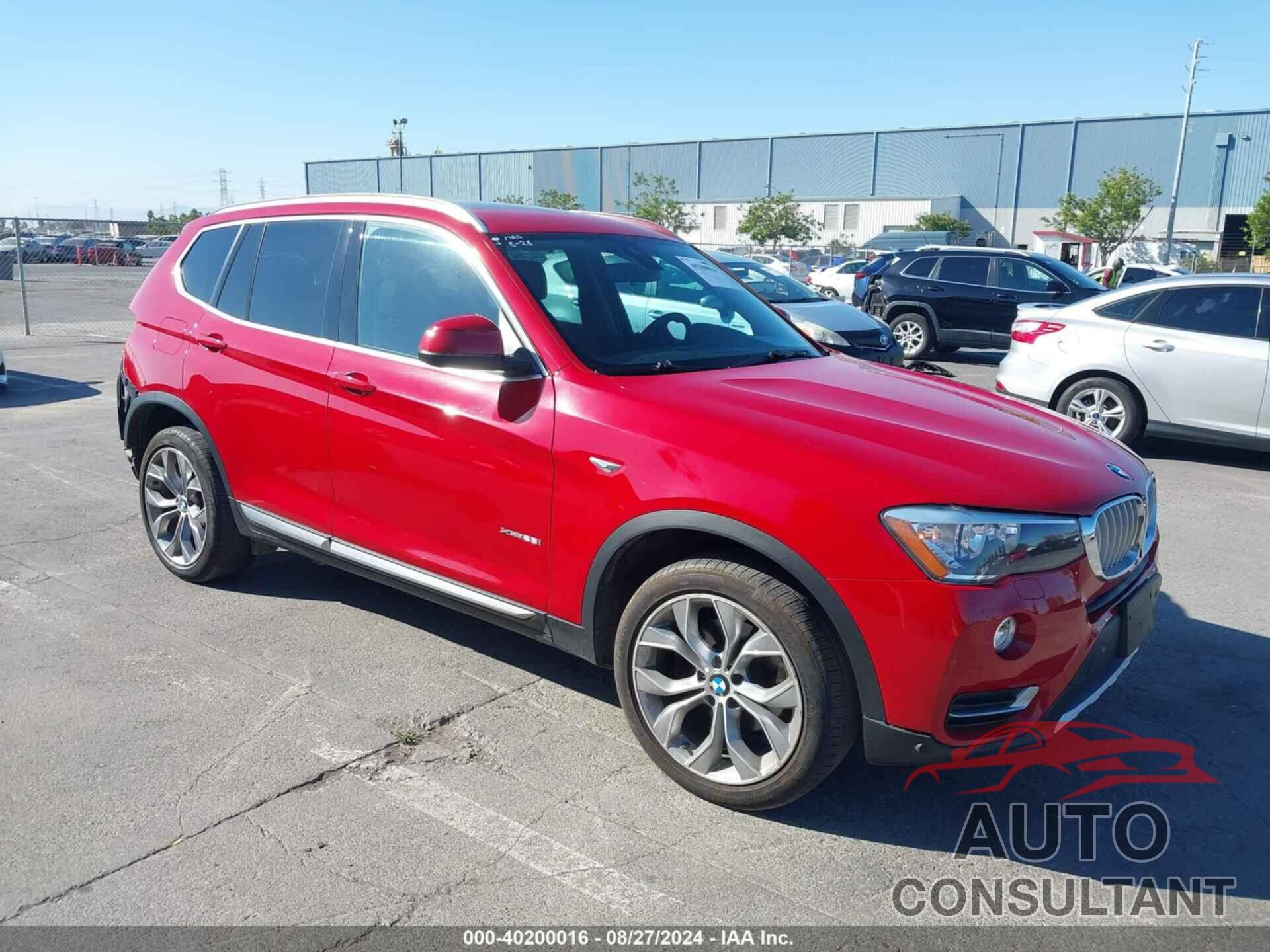 BMW X3 2017 - 5UXWX9C57H0D99746