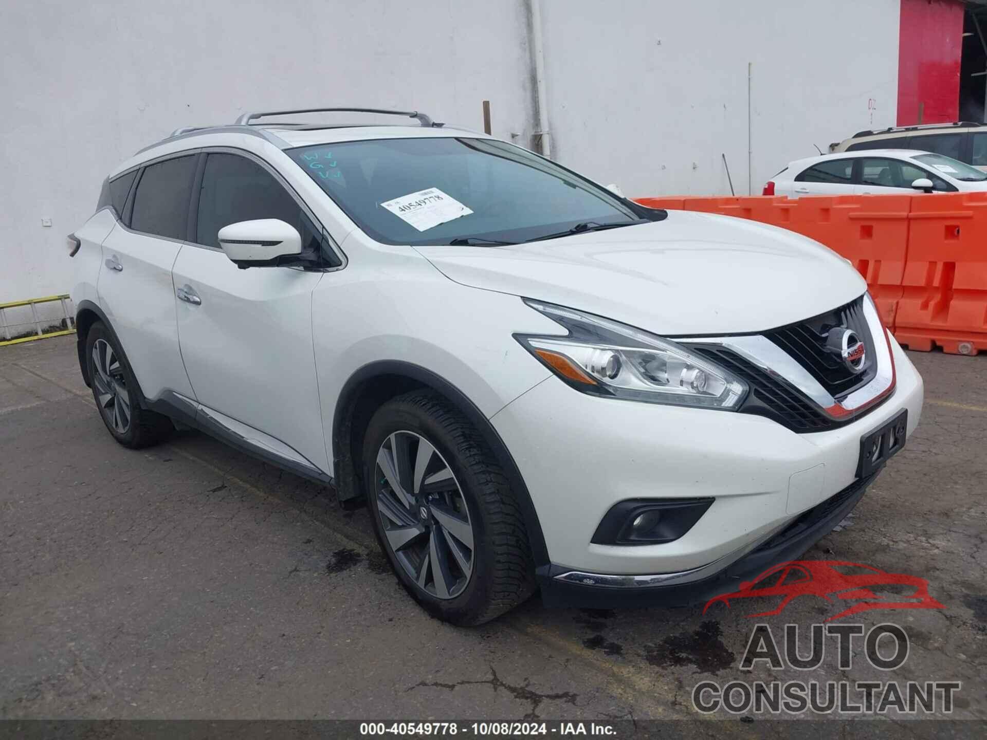 NISSAN MURANO 2017 - 5N1AZ2MH5HN107786
