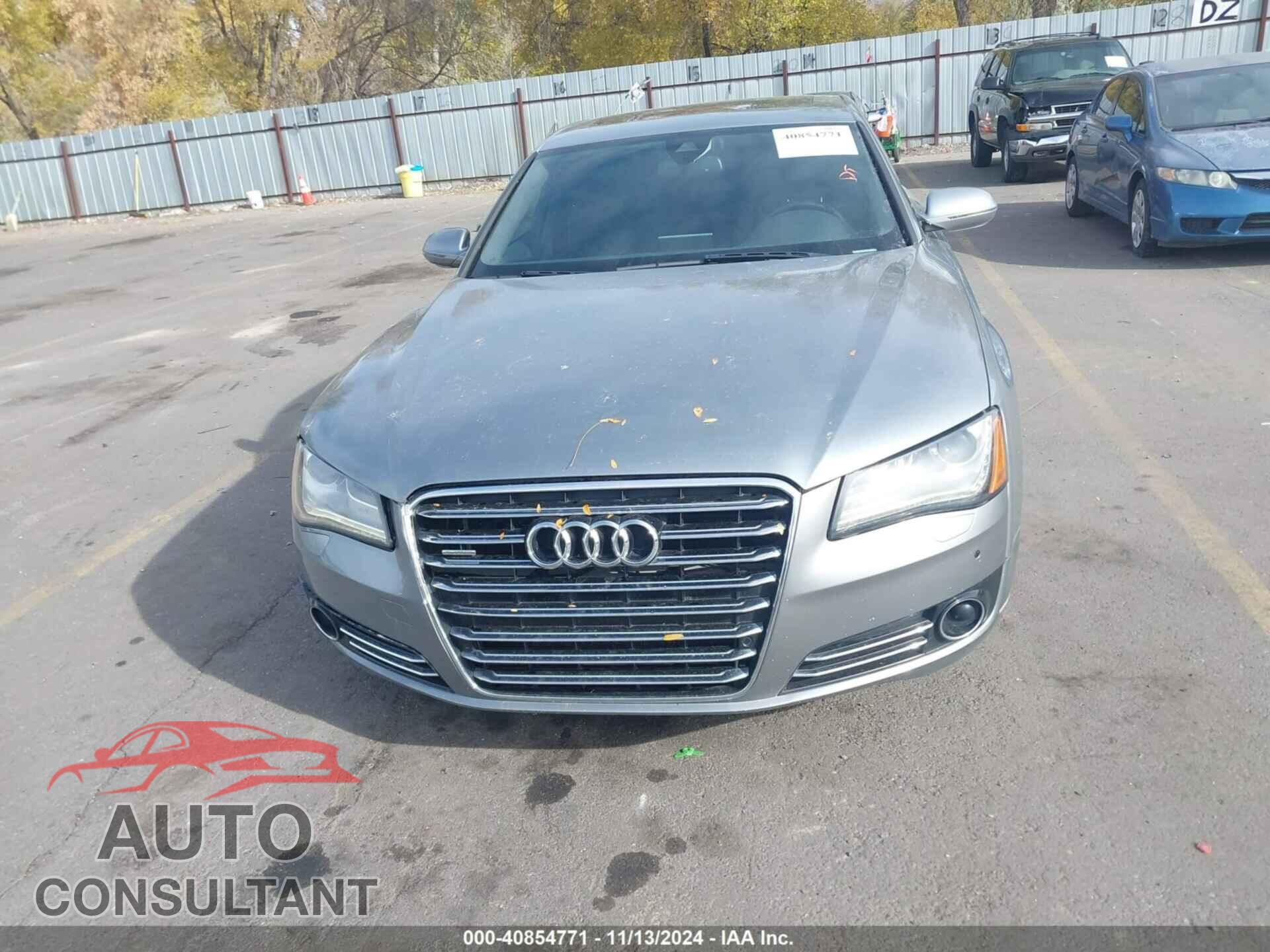 AUDI A8 2012 - WAUAVAFDXCN003496