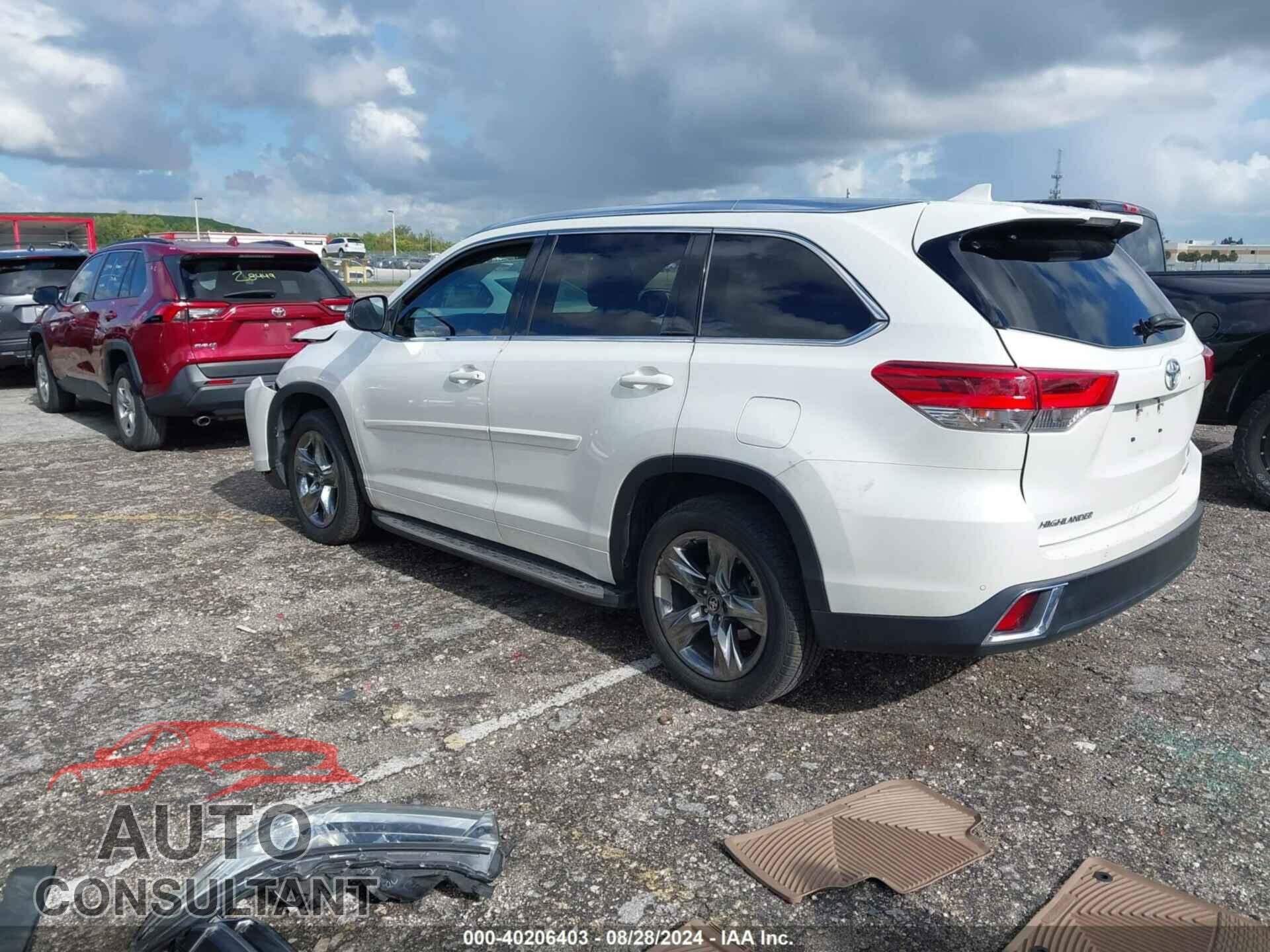 TOYOTA HIGHLANDER 2018 - 5TDYZRFH6JS264641