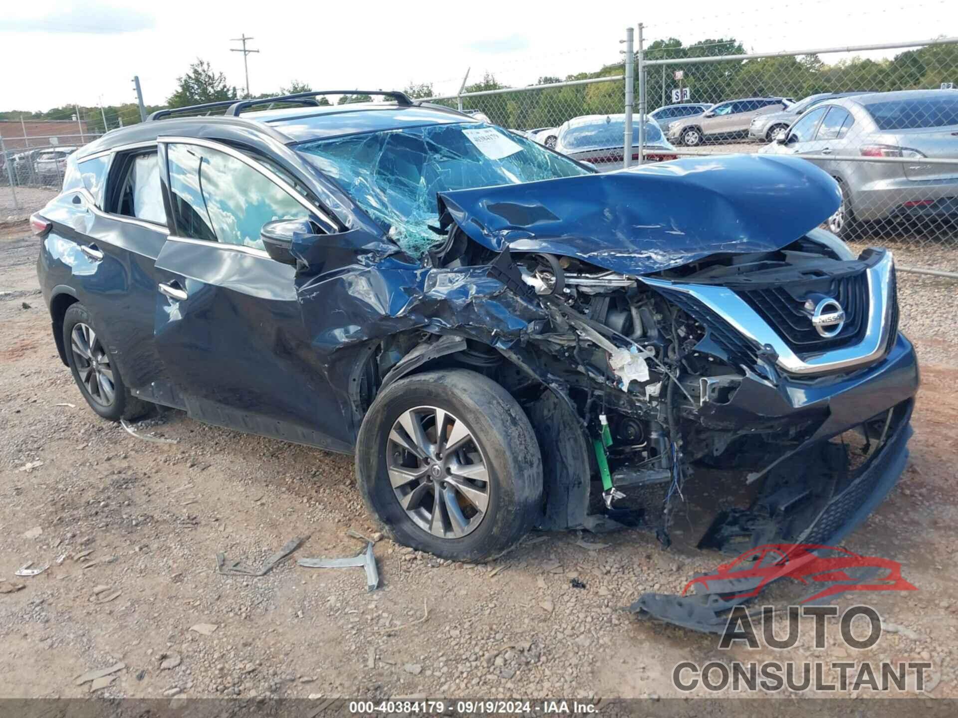 NISSAN MURANO 2015 - 5N1AZ2MG6FN288014