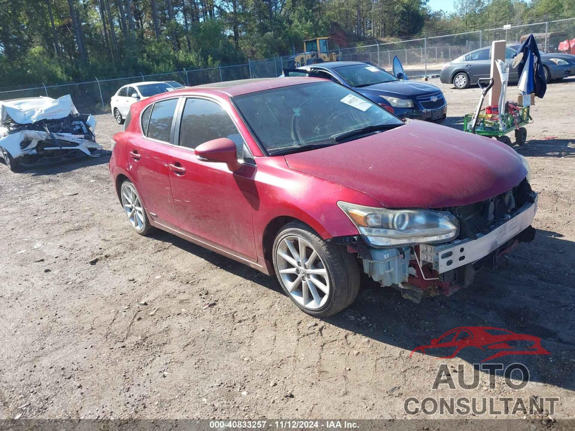 LEXUS CT 2011 - JTHKD5BH6B2043552