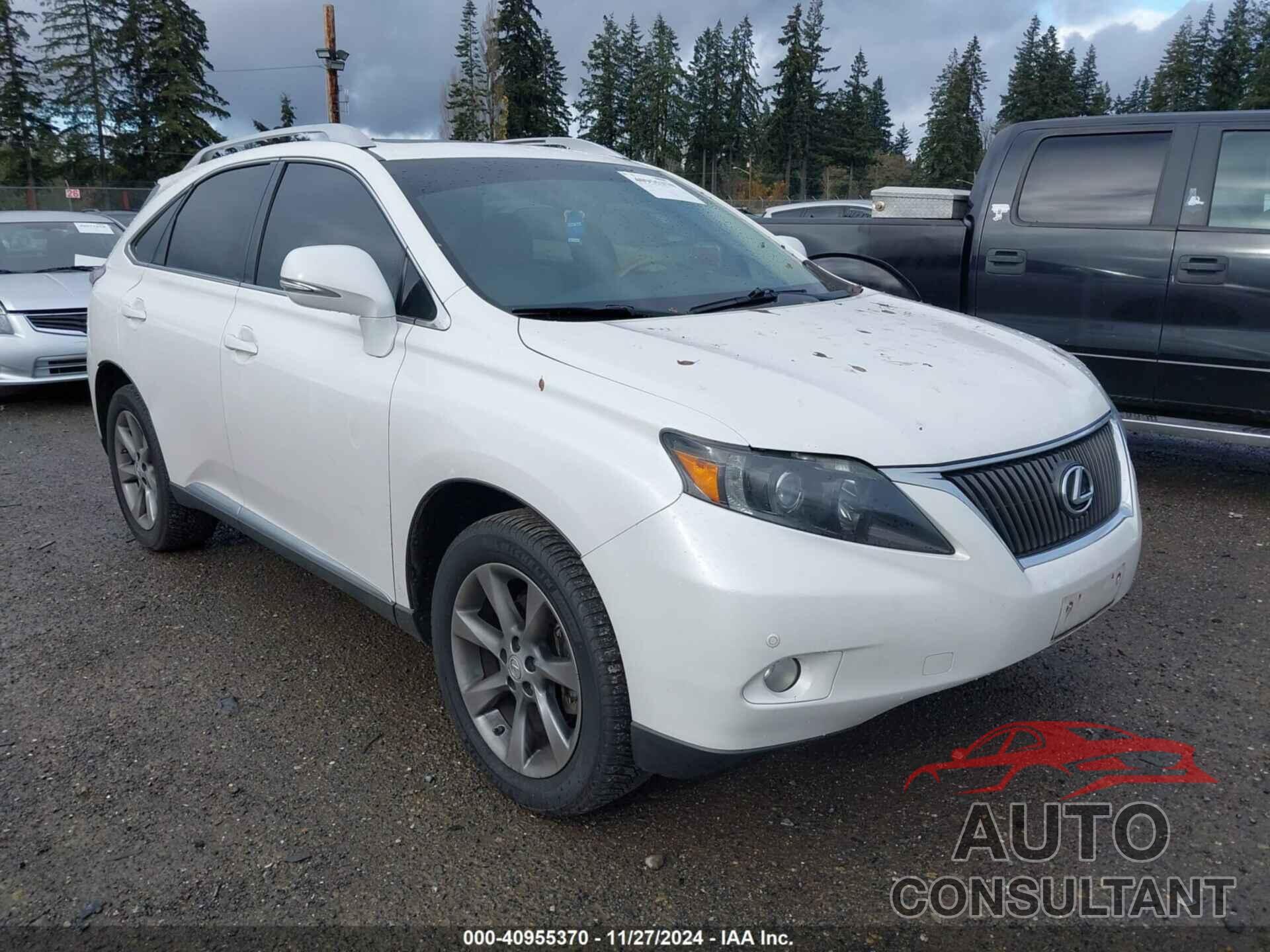 LEXUS RX 350 2012 - 2T2BK1BA8CC133447