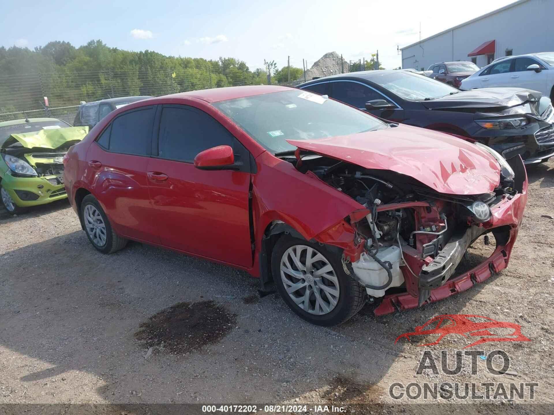 TOYOTA COROLLA 2017 - 2T1BURHE2HC770168