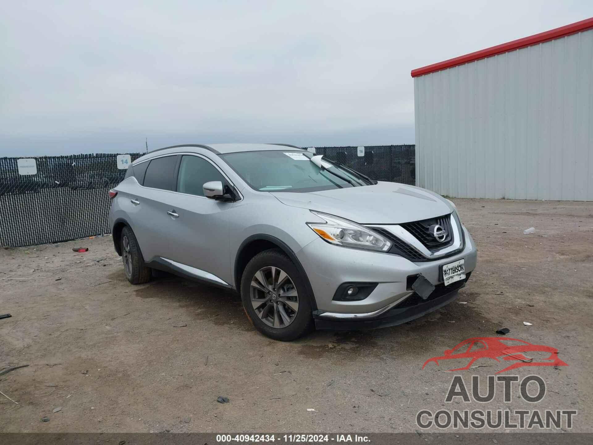 NISSAN MURANO 2017 - 5N1AZ2MGXHN111081