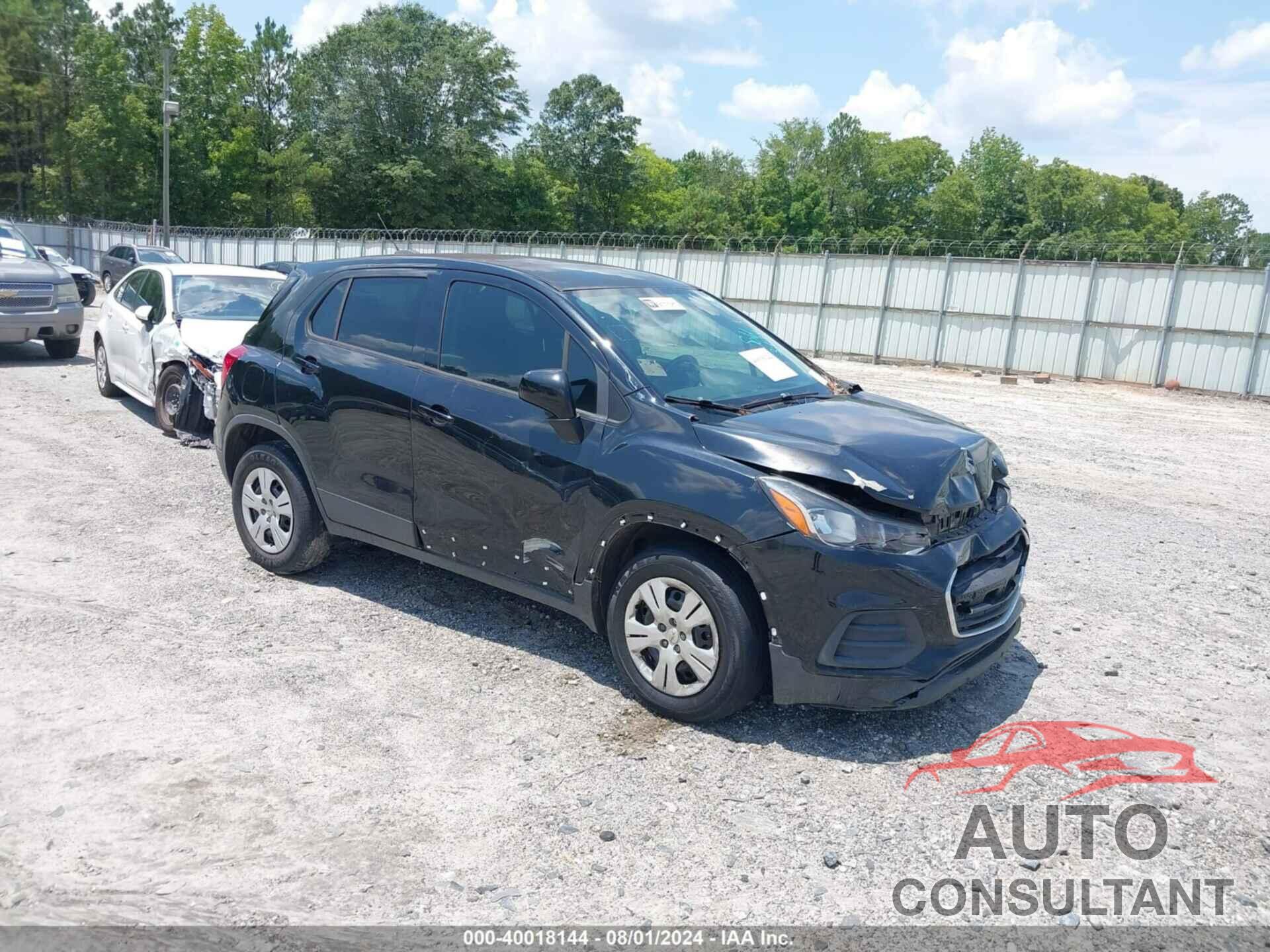 CHEVROLET TRAX 2018 - 3GNCJKSB2JL386470