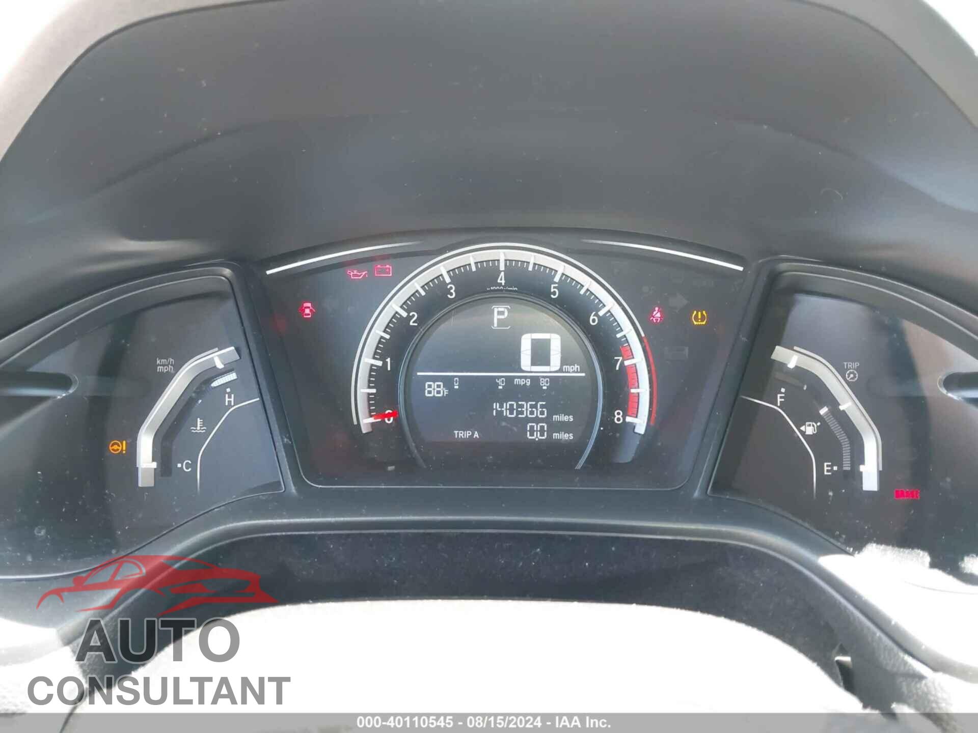 HONDA CIVIC 2016 - 19XFC2F59GE200215