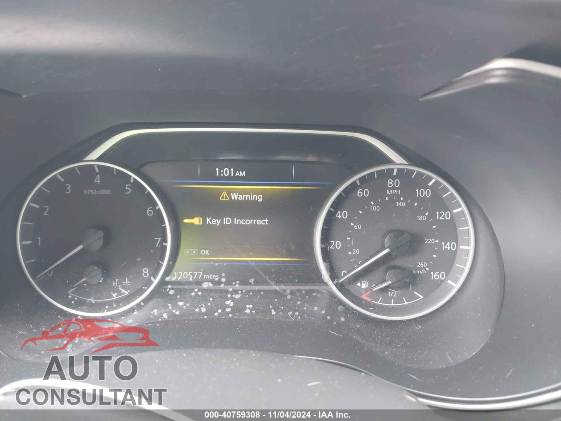 NISSAN MAXIMA 2017 - 1N4AA6AP1HC361205