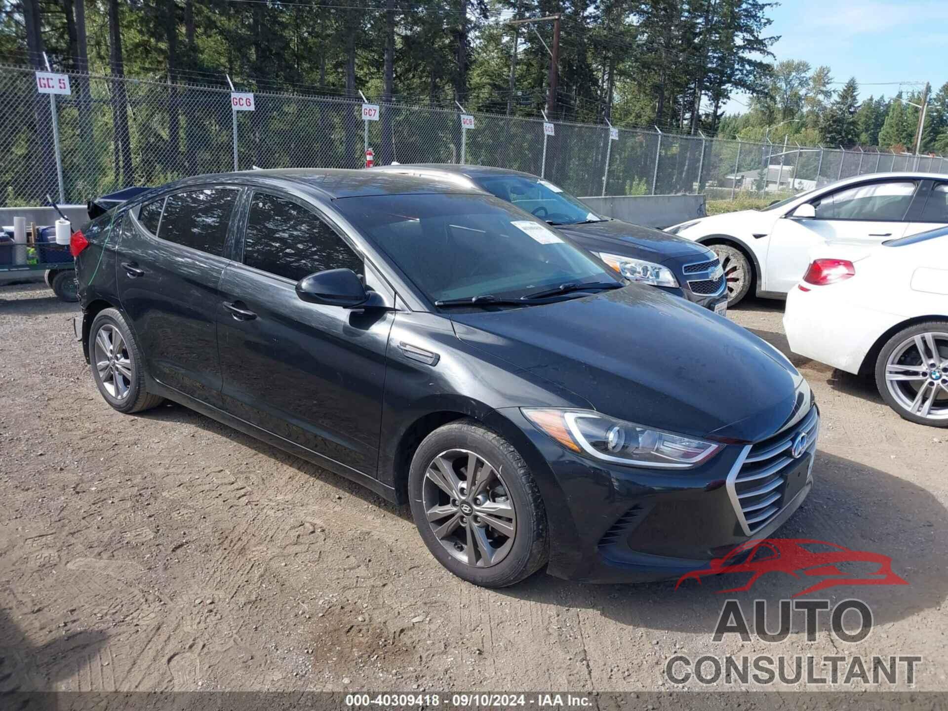 HYUNDAI ELANTRA 2017 - 5NPD84LF8HH066649