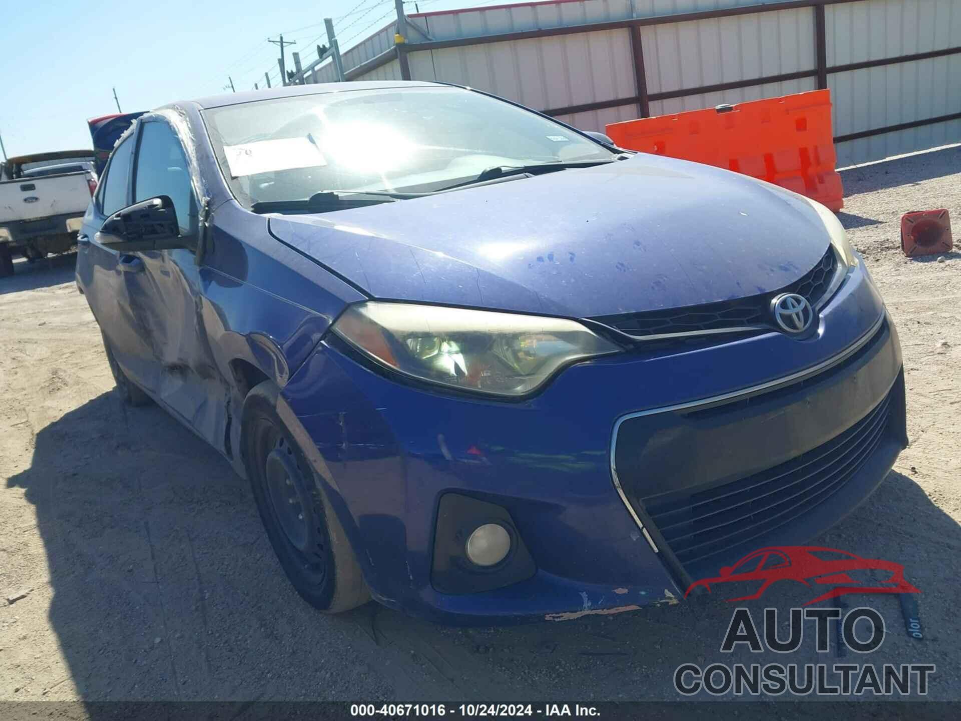 TOYOTA COROLLA 2016 - 2T1BURHE8GC727291