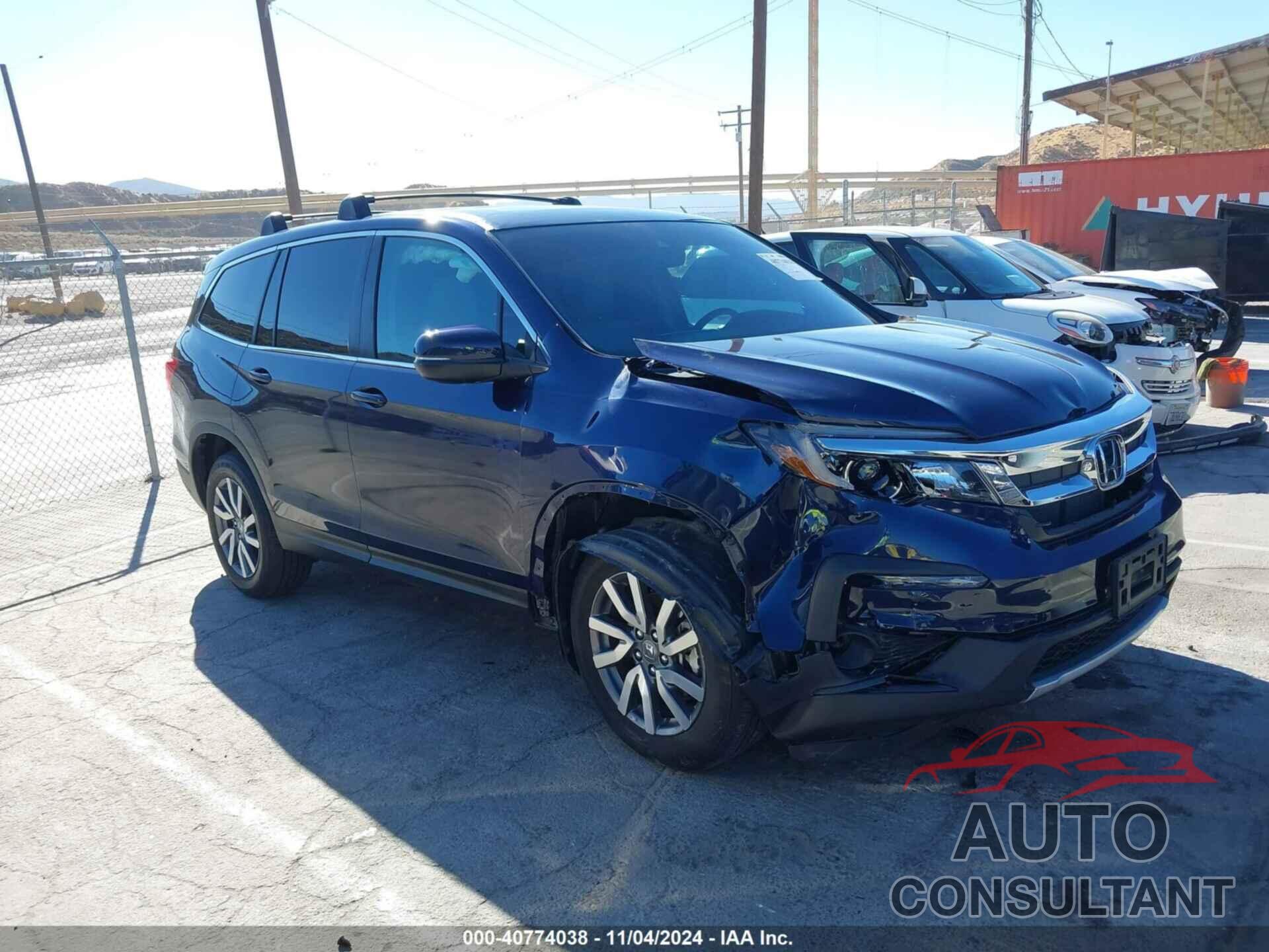 HONDA PILOT 2019 - 5FNYF5H59KB022209