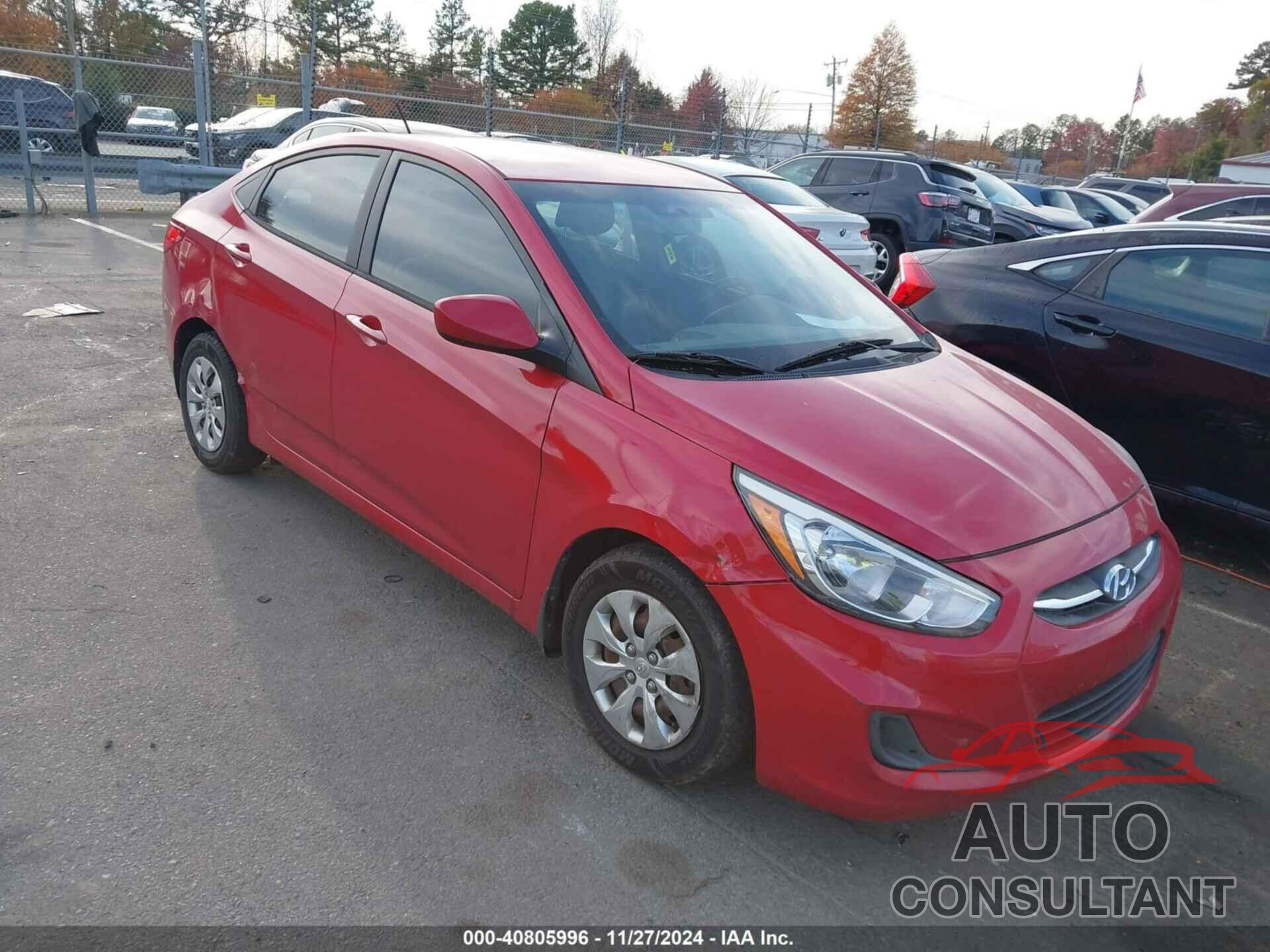 HYUNDAI ACCENT 2016 - KMHCT4AE7GU017804