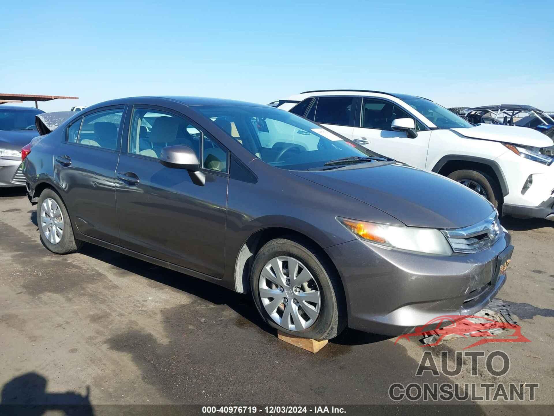 HONDA CIVIC 2012 - 2HGFB2F59CH569336