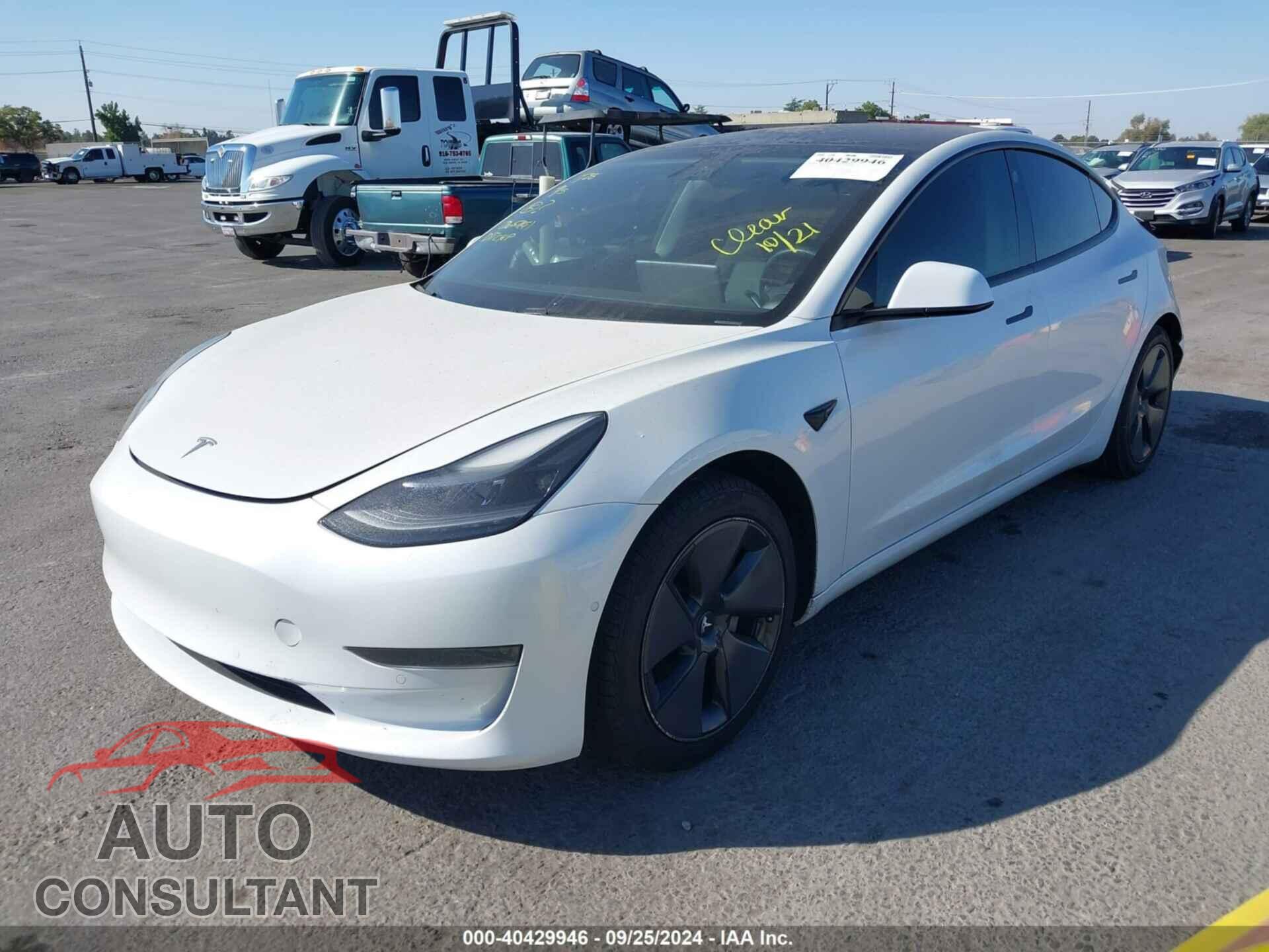 TESLA MODEL 3 2021 - 5YJ3E1EA7MF941409