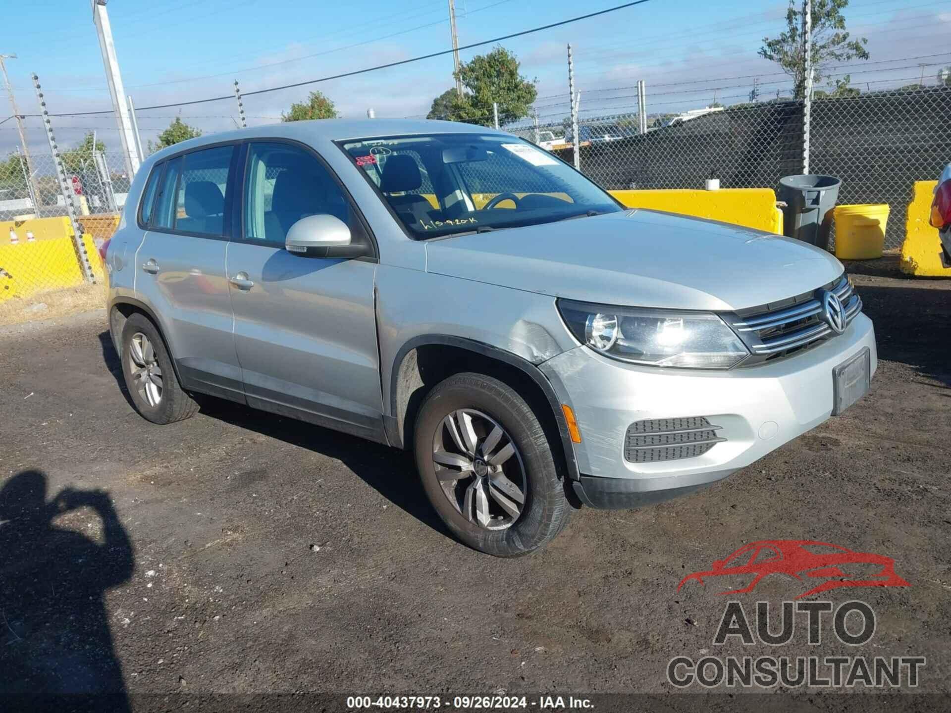 VOLKSWAGEN TIGUAN 2013 - WVGBV7AX5DW551859