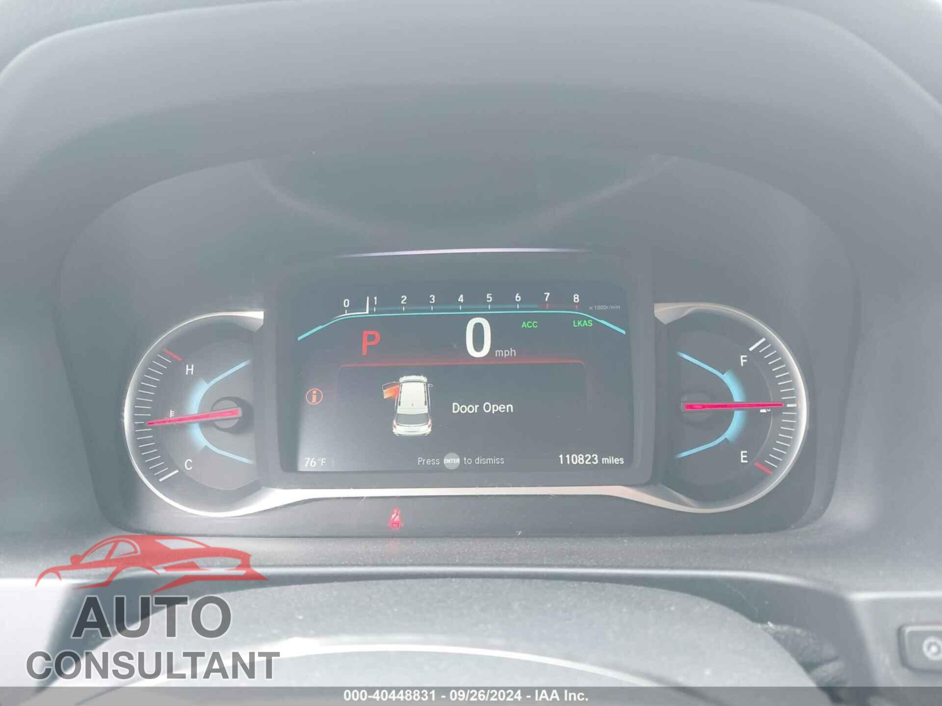 HONDA PILOT 2019 - 5FNYF6H90KB060095