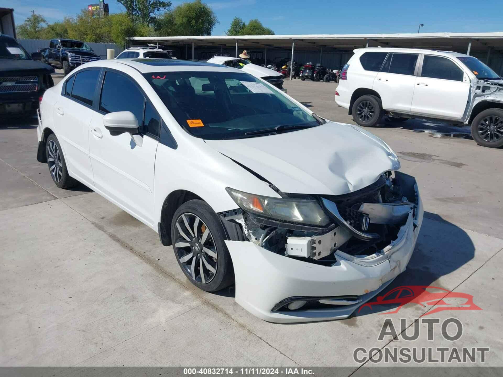 HONDA CIVIC 2015 - 19XFB2F93FE009698