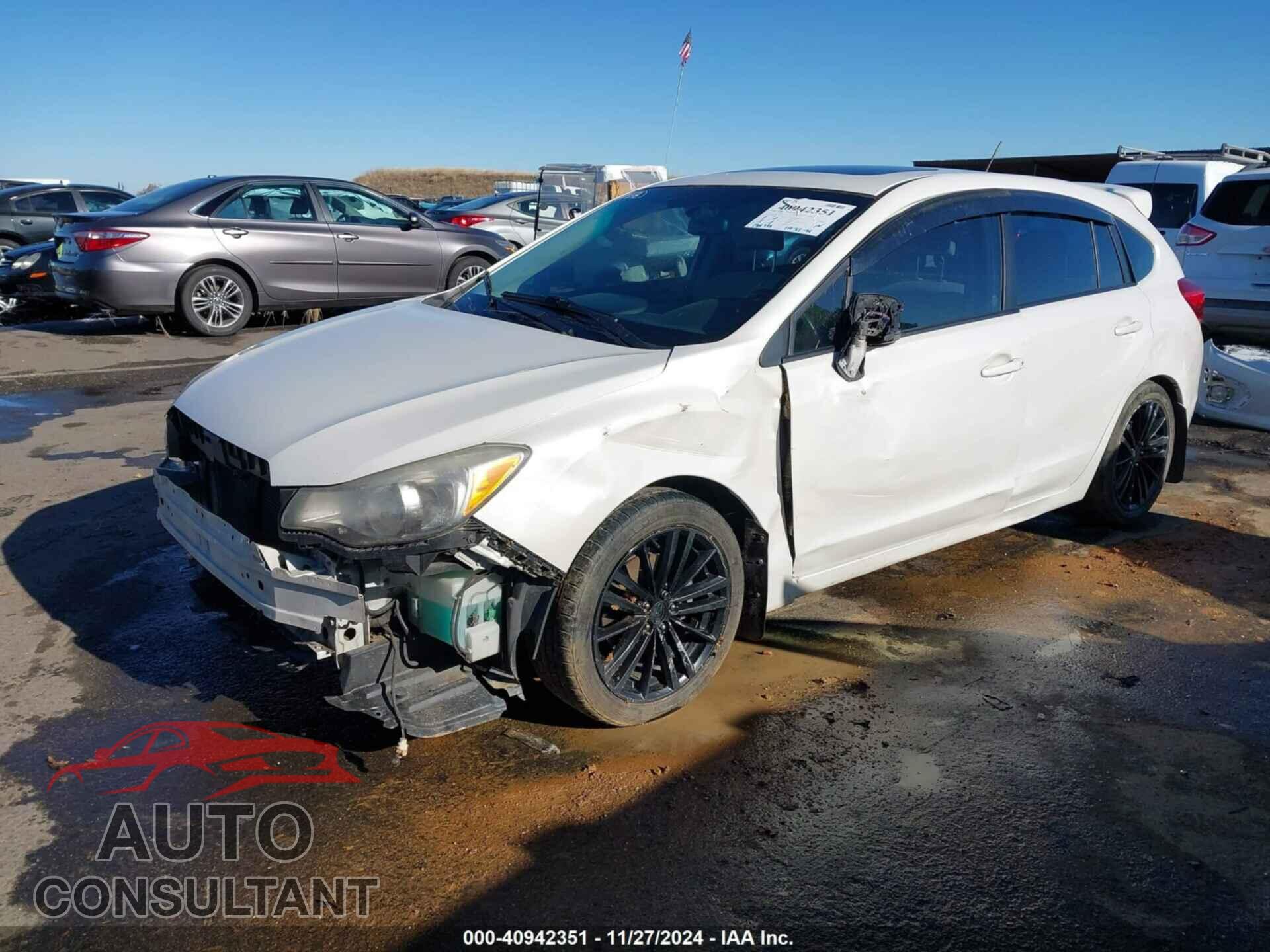 SUBARU IMPREZA 2012 - JF1GPAF66CH211971