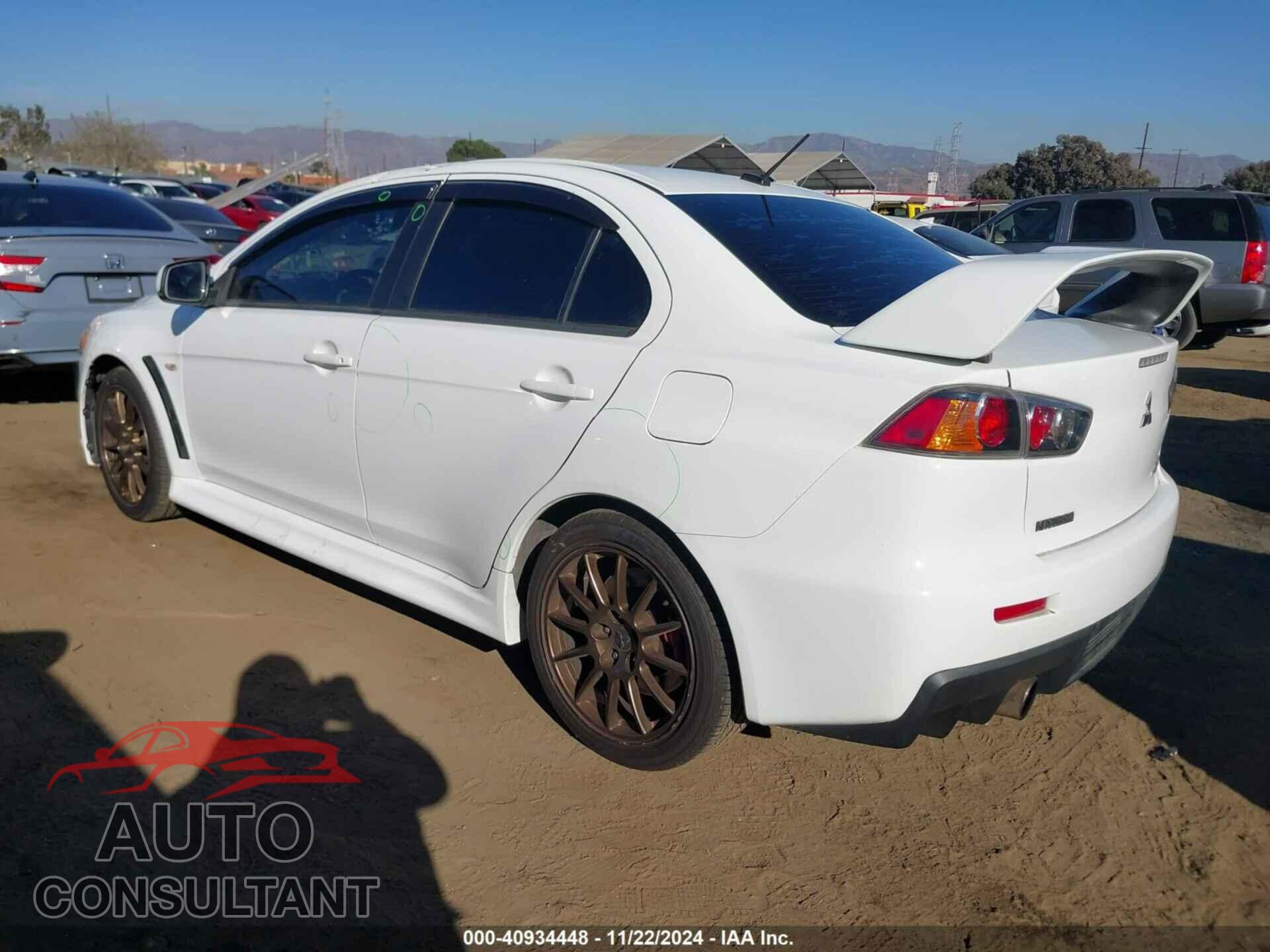 MITSUBISHI LANCER EVOLUTION 2014 - JA32W8FV1EU025173