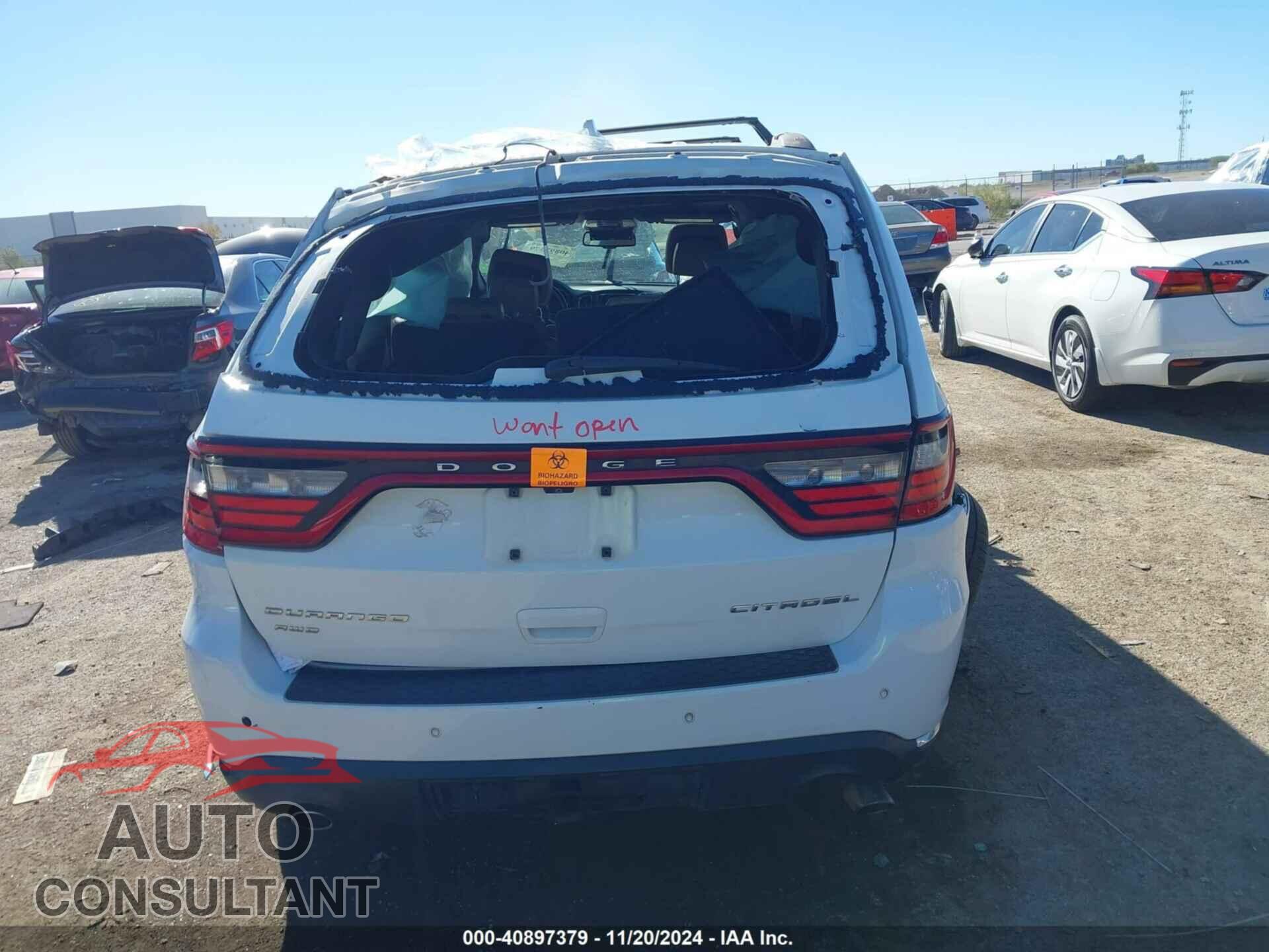 DODGE DURANGO 2015 - 1C4SDJET4FC177647