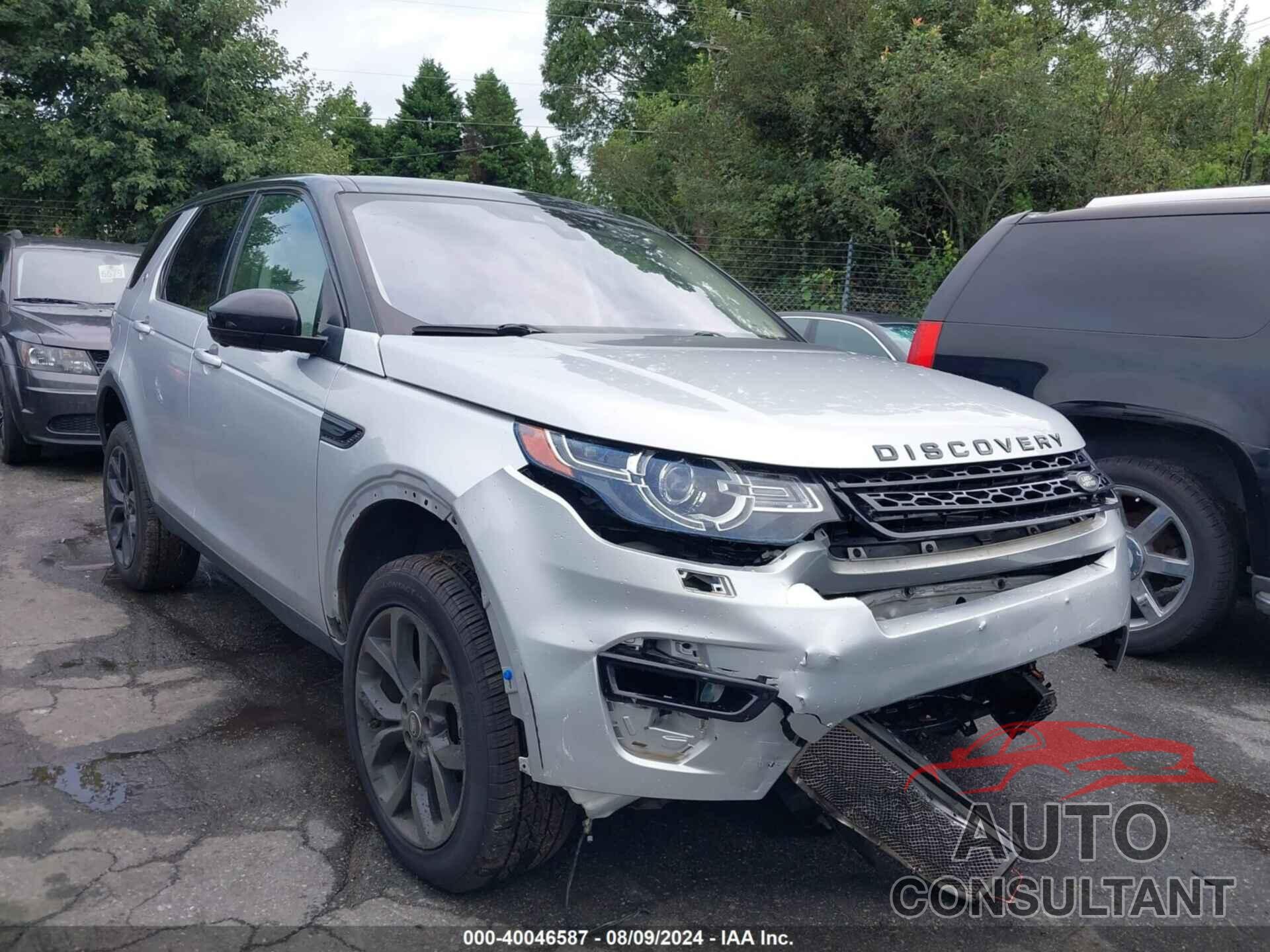 LAND ROVER DISCOVERY SPORT 2017 - SALCR2BG5HH687636