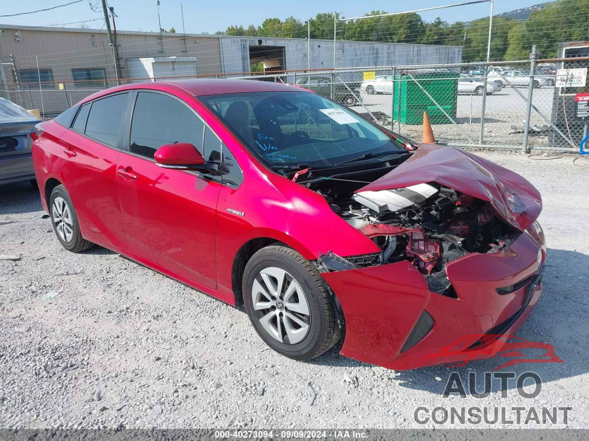 TOYOTA PRIUS 2017 - JTDKBRFU5H3567820