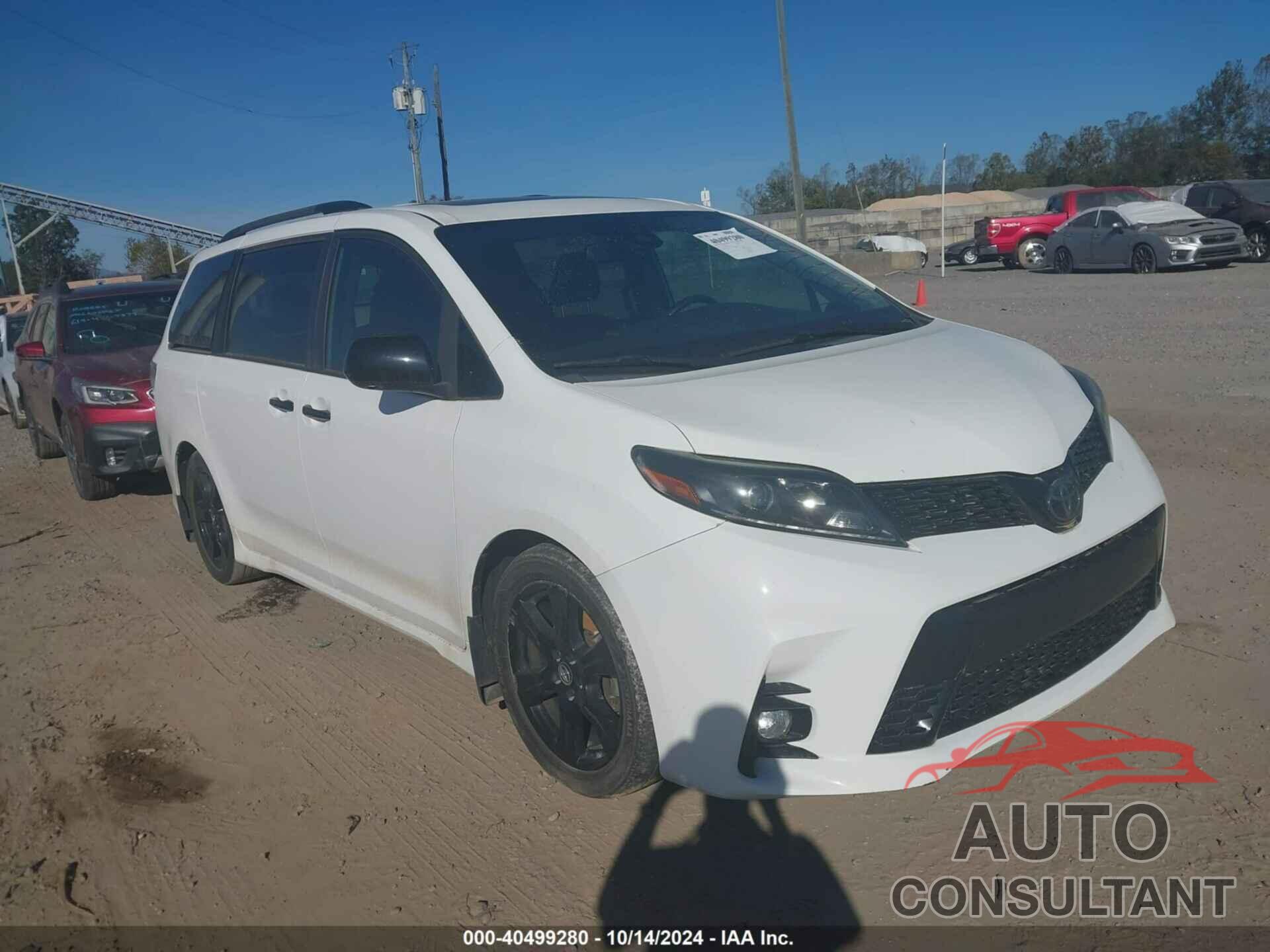 TOYOTA SIENNA 2020 - 5TDXZ3DC5LS031871