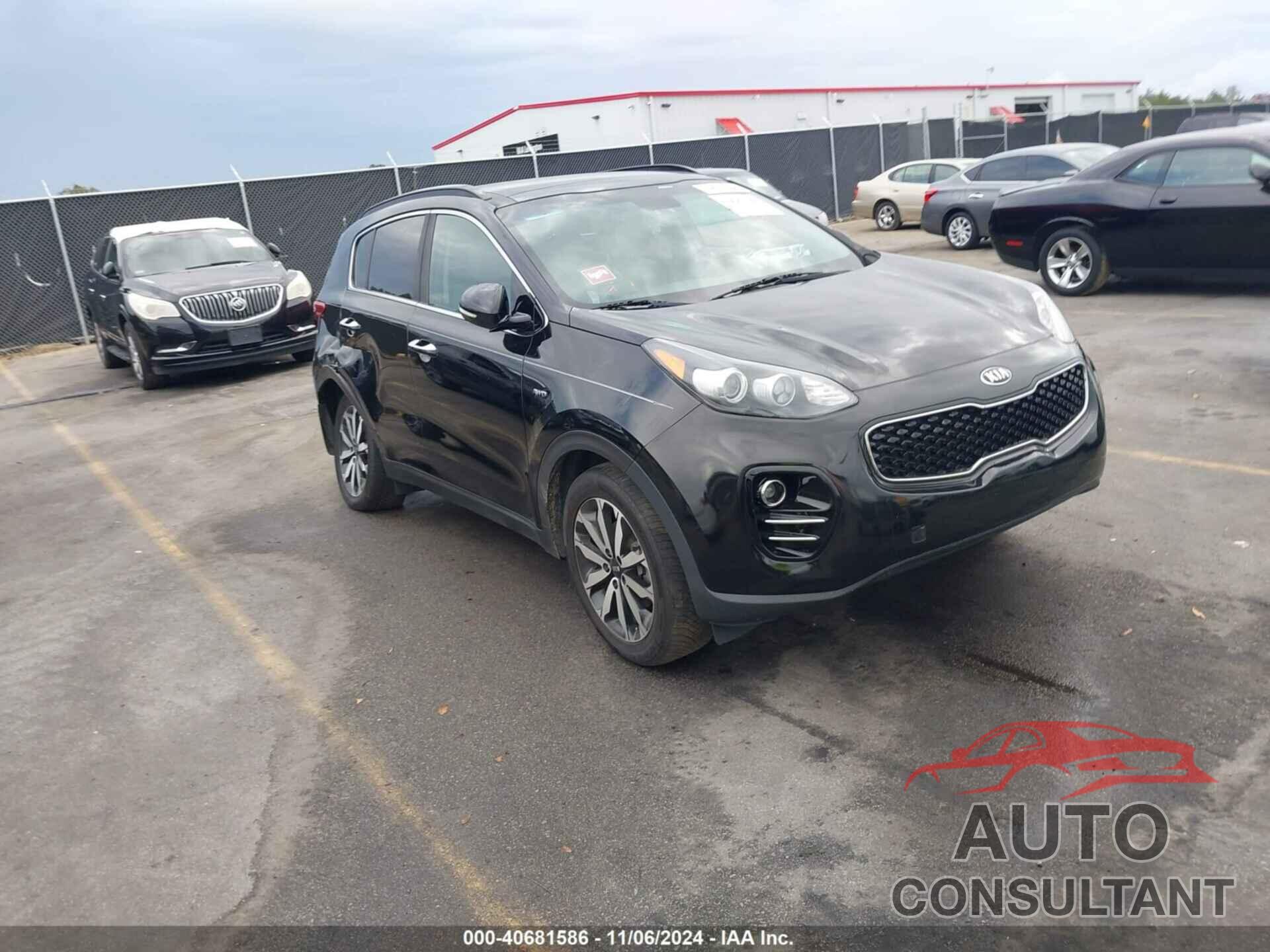 KIA SPORTAGE 2018 - KNDPNCAC5J7446910