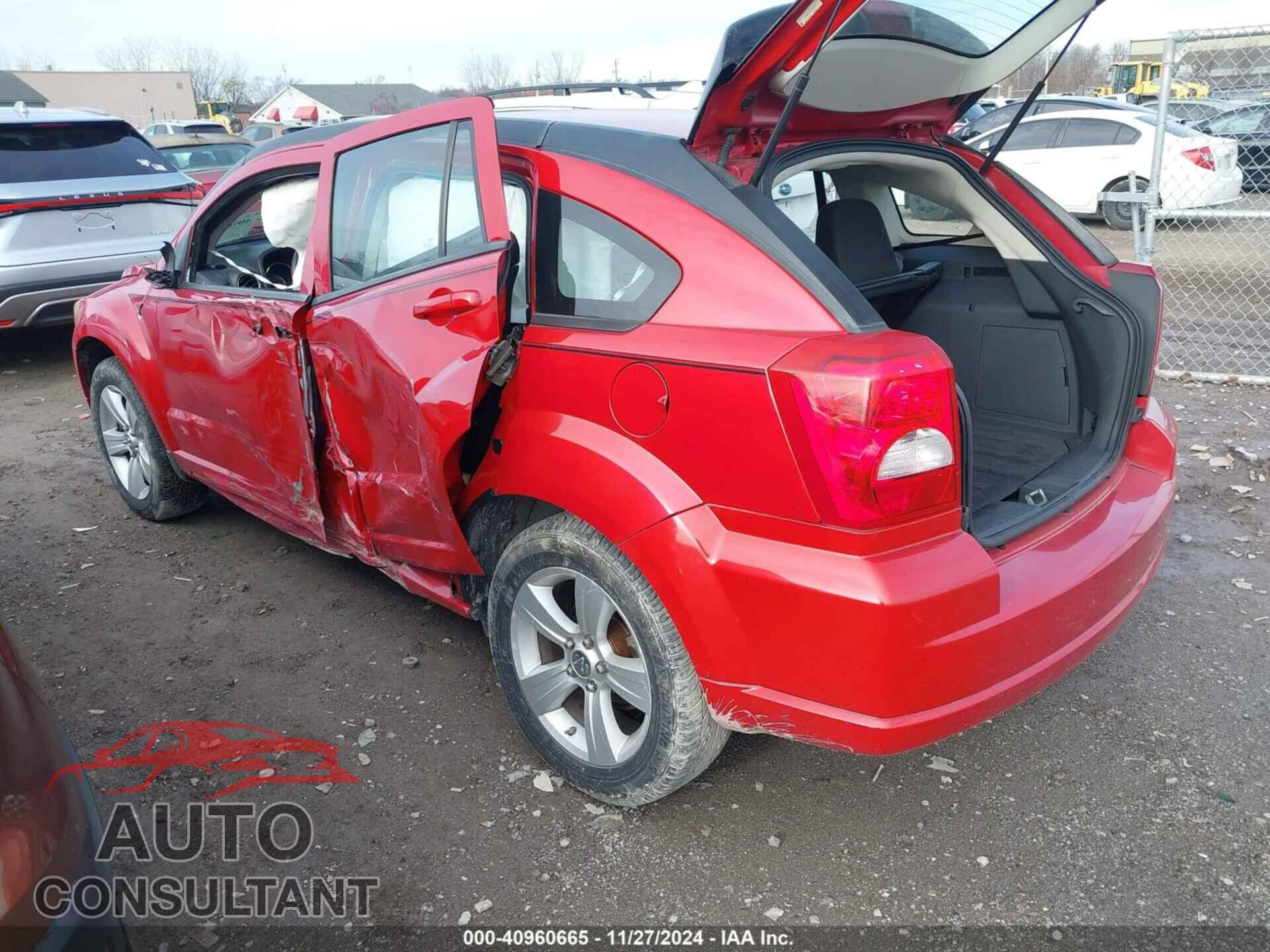 DODGE CALIBER 2012 - 1C3CDWDA9CD529536