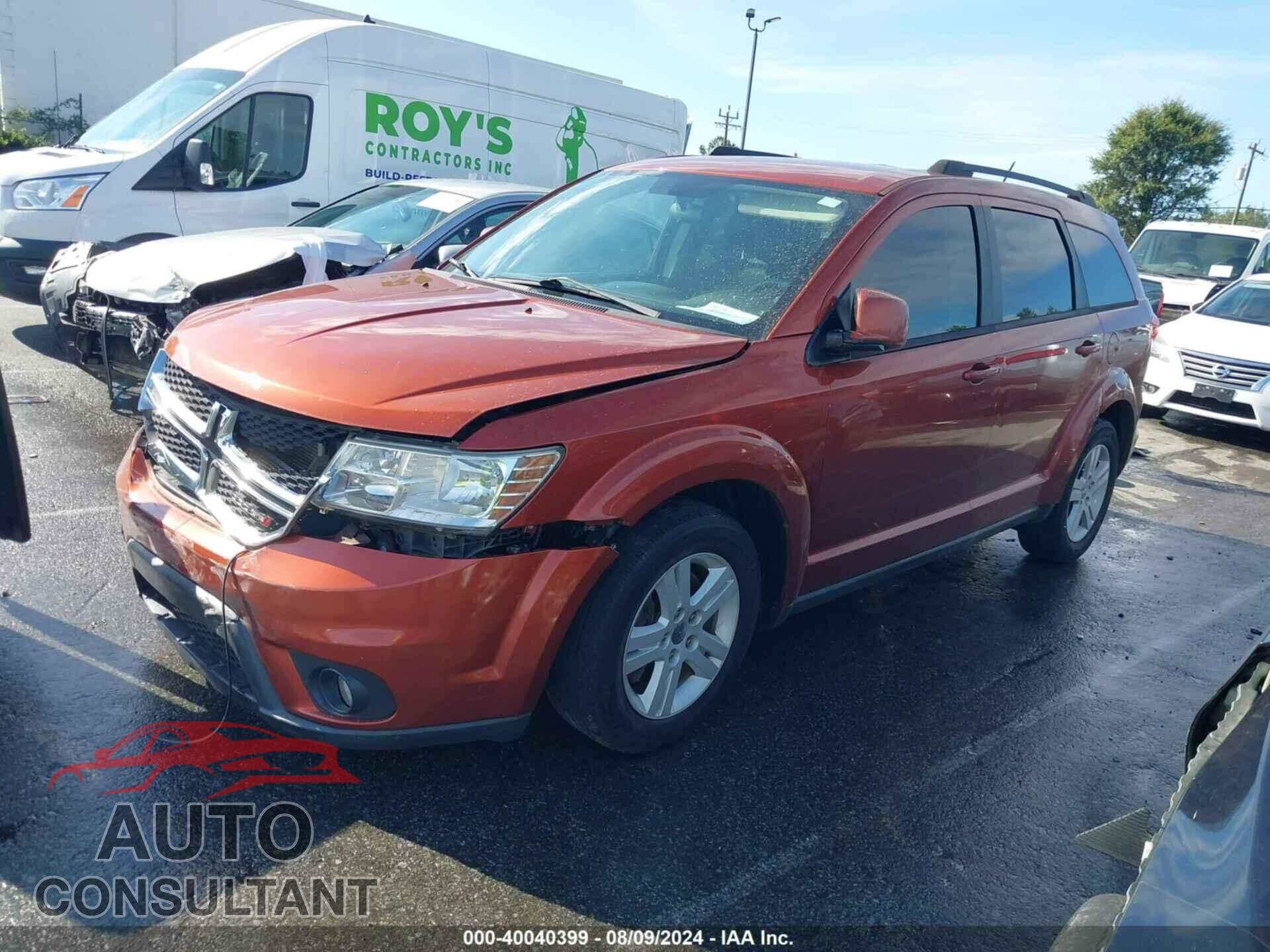DODGE JOURNEY 2012 - 3C4PDCBB7CT353653