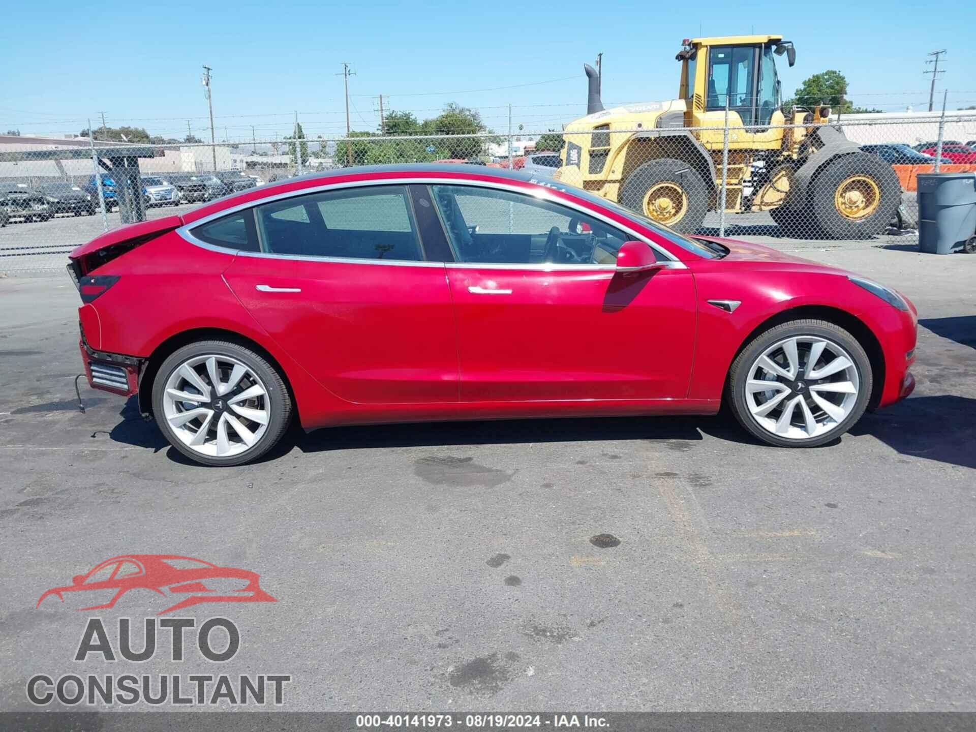 TESLA MODEL 3 2019 - 5YJ3E1EB5KF453694