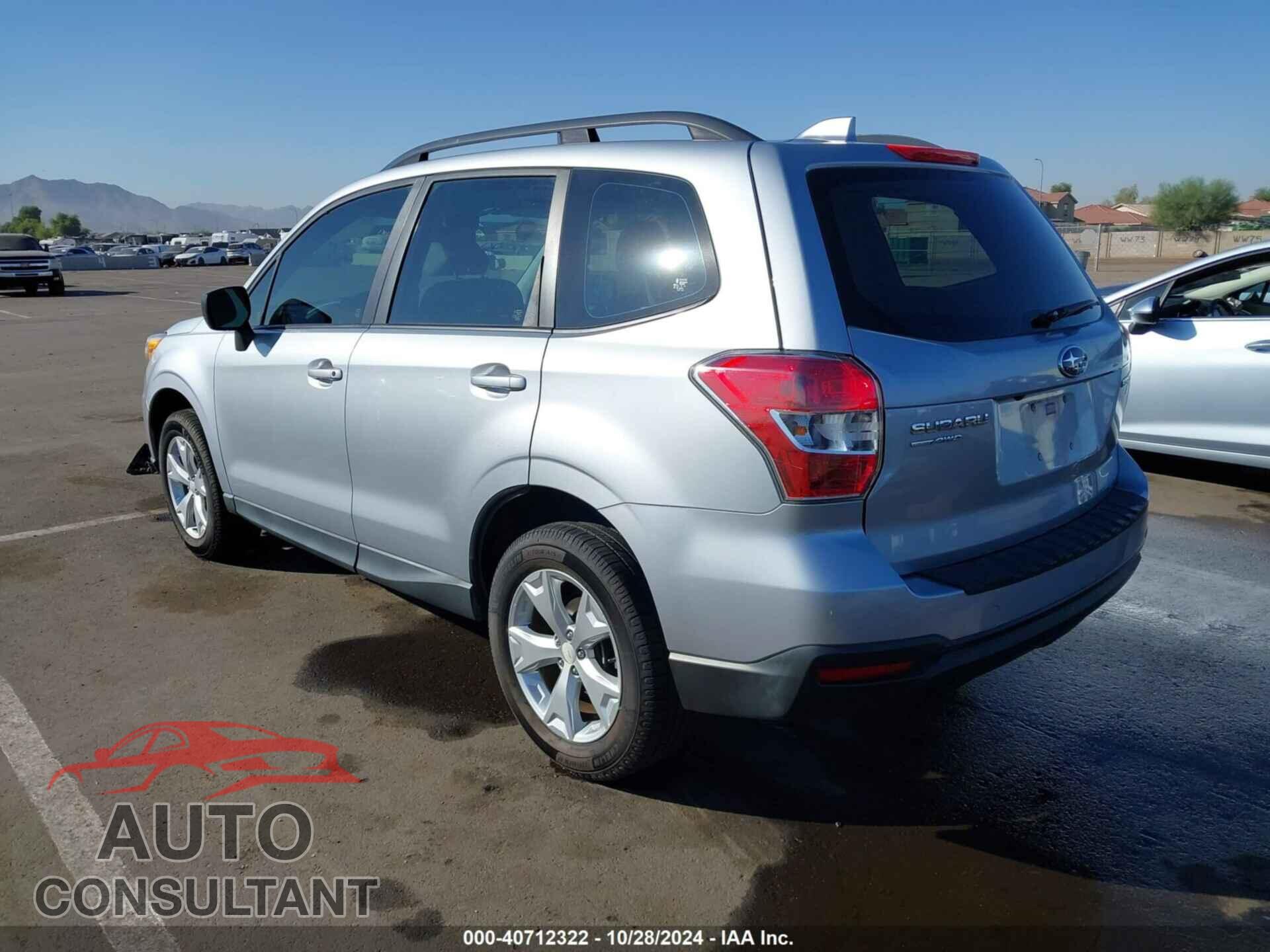 SUBARU FORESTER 2016 - JF2SJABC0GH497664
