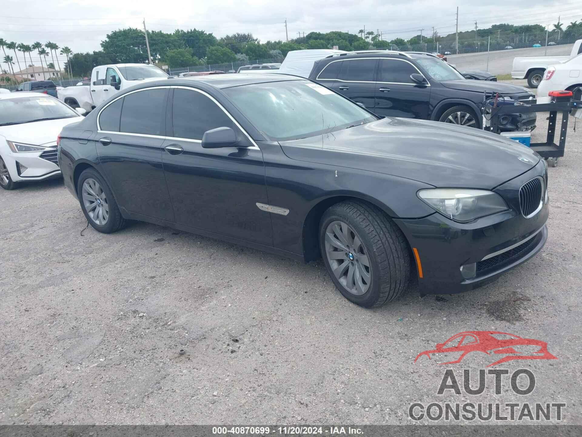 BMW 750I 2011 - WBAKC6C51BC395119