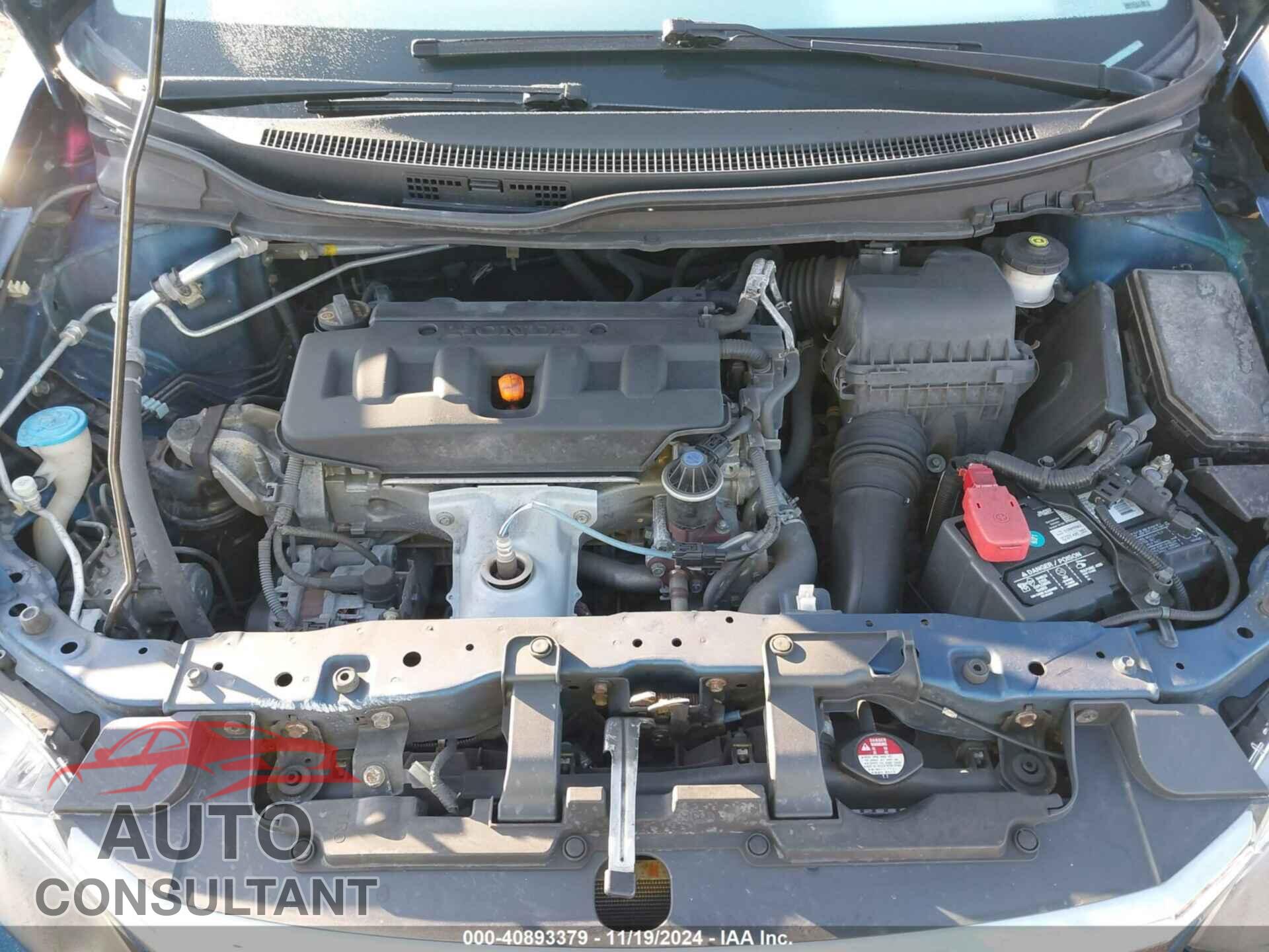 HONDA CIVIC 2012 - 19XFB2F59CE304801