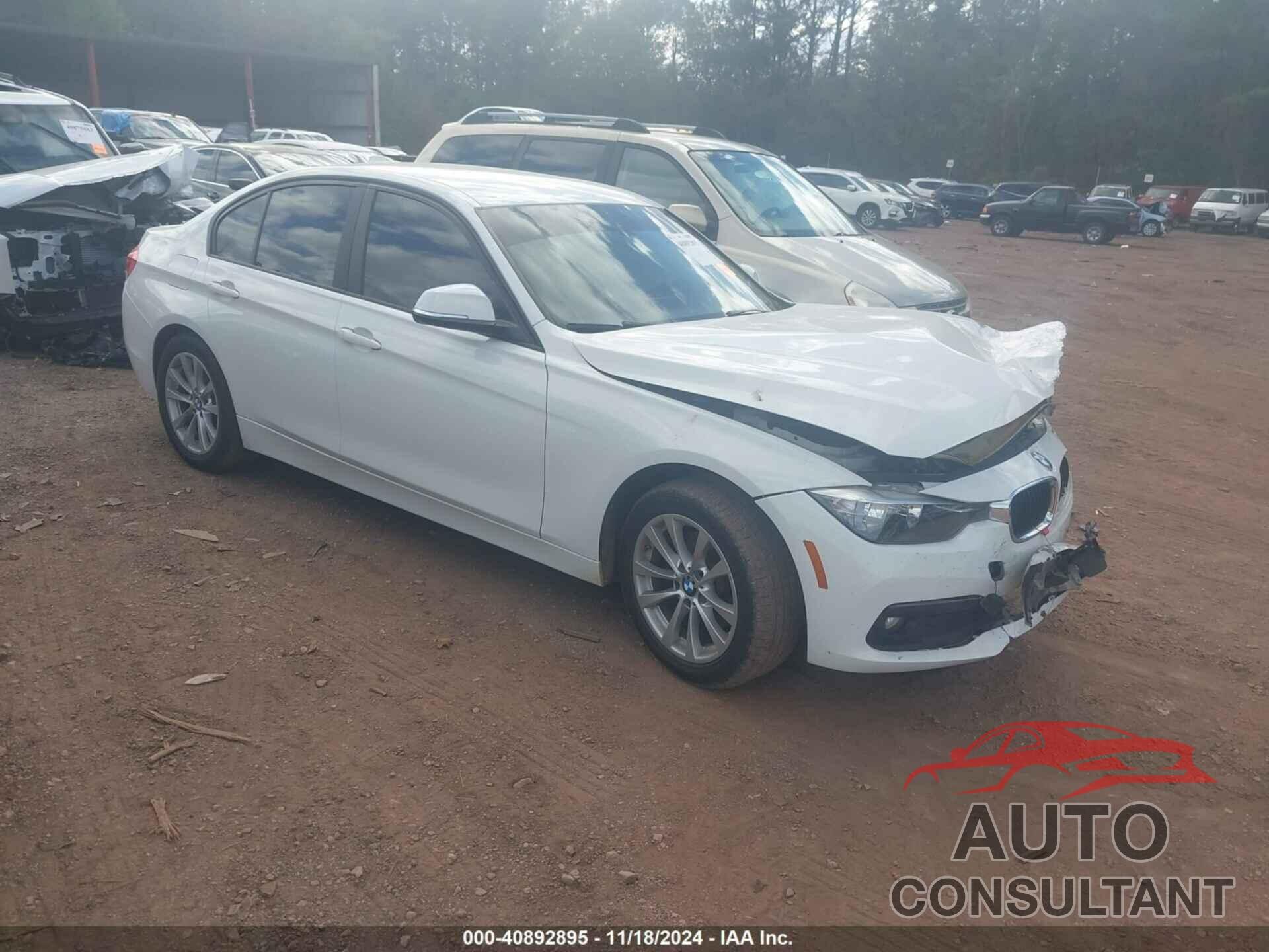 BMW 320I 2017 - WBA8E1G37HNU15855