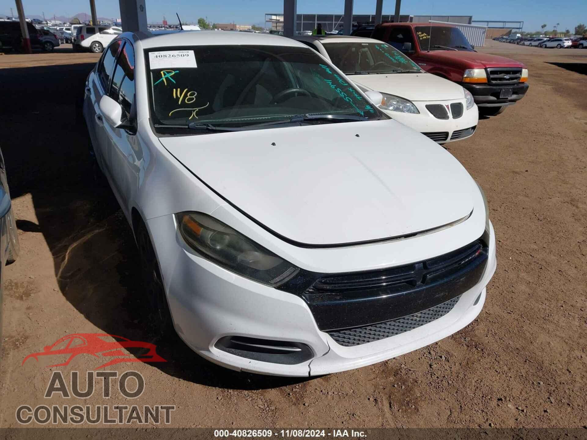 DODGE DART 2016 - 1C3CDFAA2GD555941