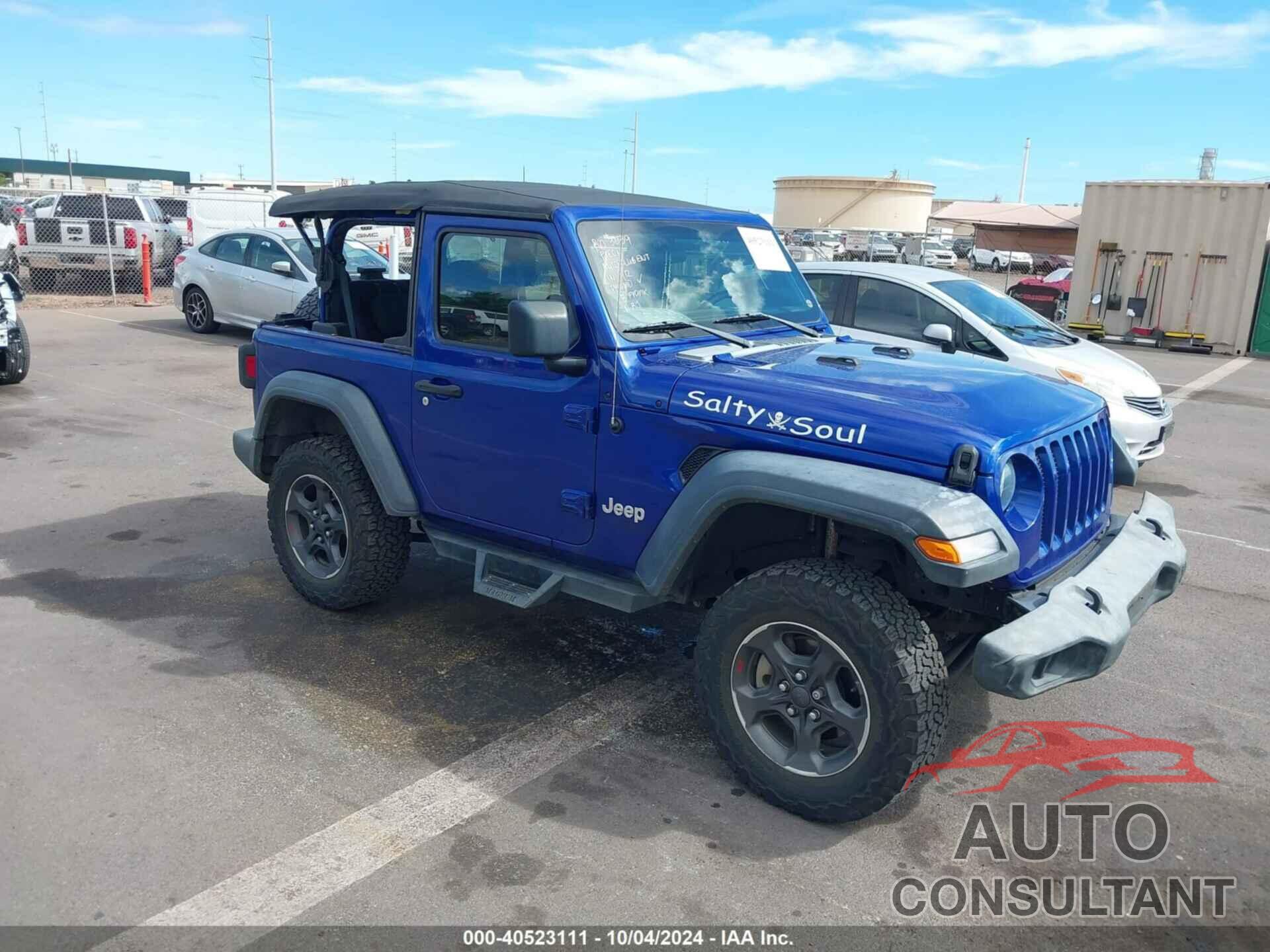 JEEP WRANGLER 2019 - 1C4GJXAG7KW501063